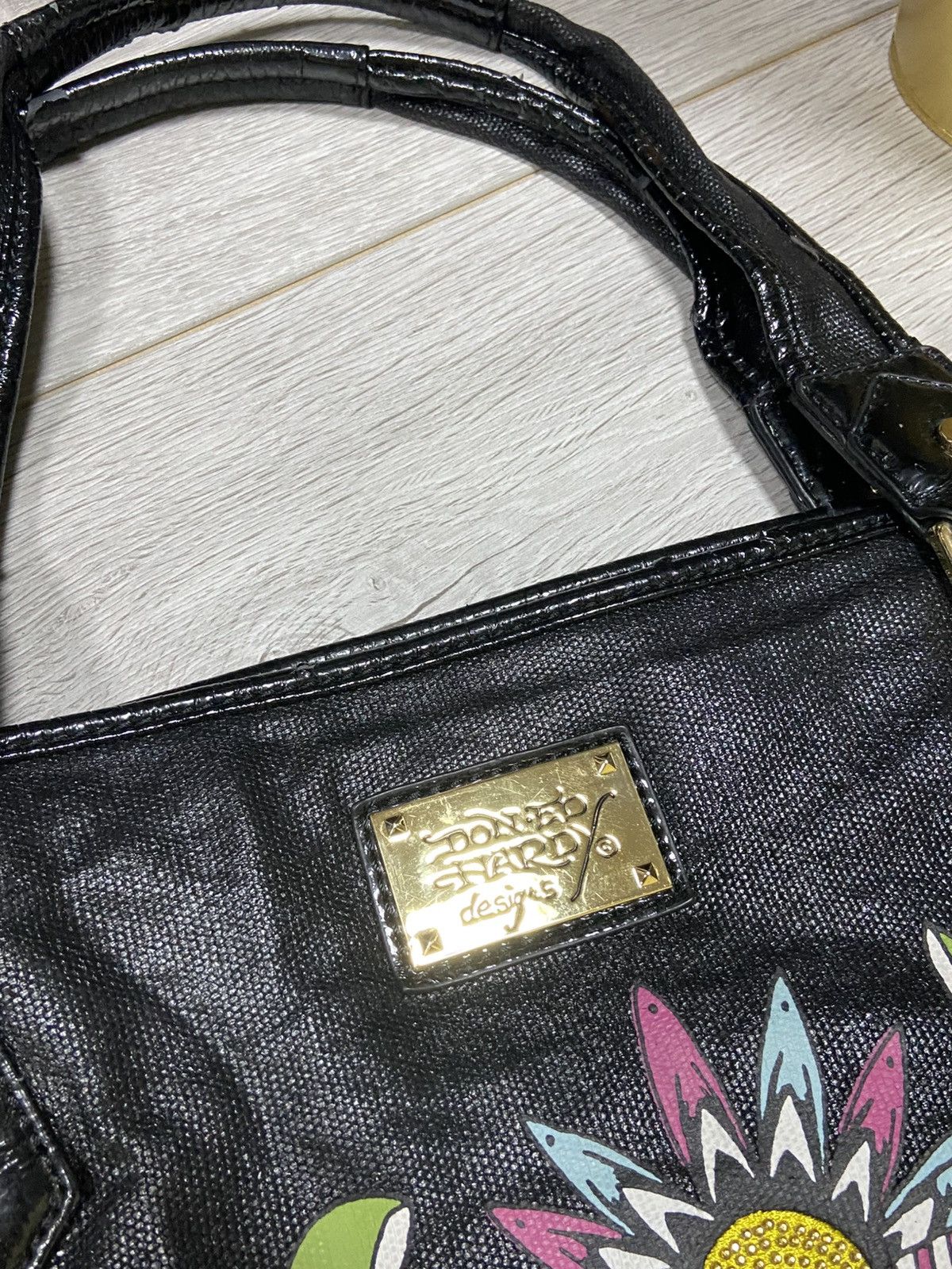 Ed Hardy Ed Hardy swallow love kills slowly tote bag Size ONE SIZE - 5 Thumbnail