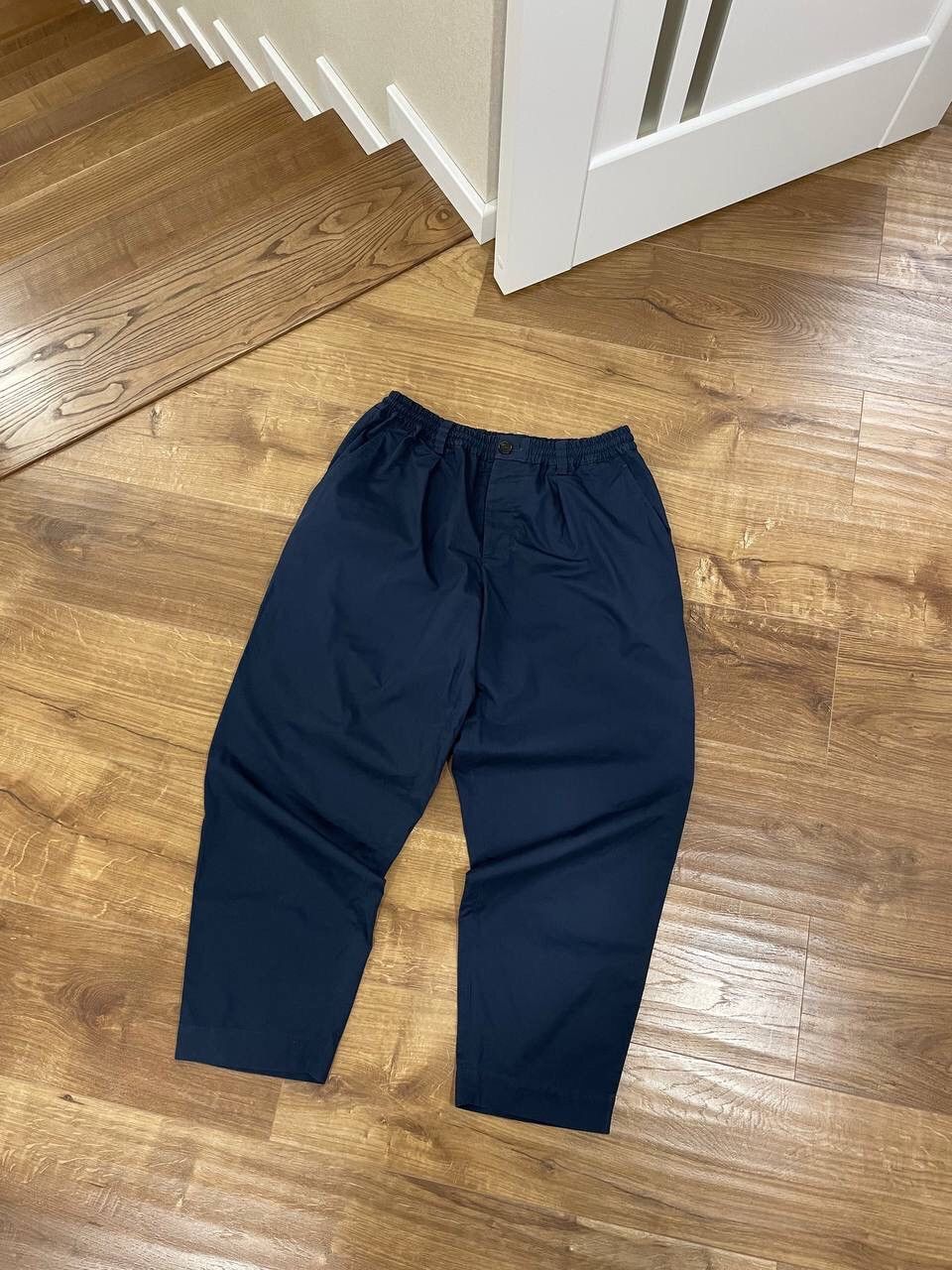Marni × Vintage Vintage Marni Casual Cropped Blue Pants Joggers Trousers Size US 34 / EU 50 - 10 Thumbnail