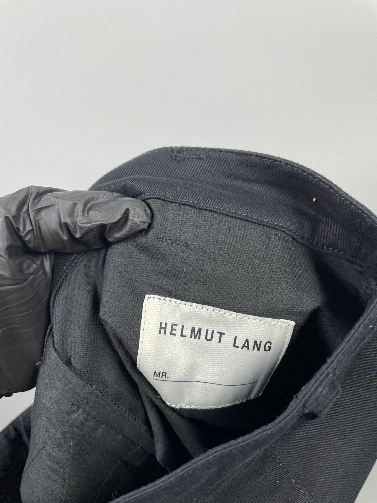 Helmut Lang Helmut Lang Lafer Twill Crop Black Cargo Pants 30 Size US 30 / EU 46 - 4 Thumbnail