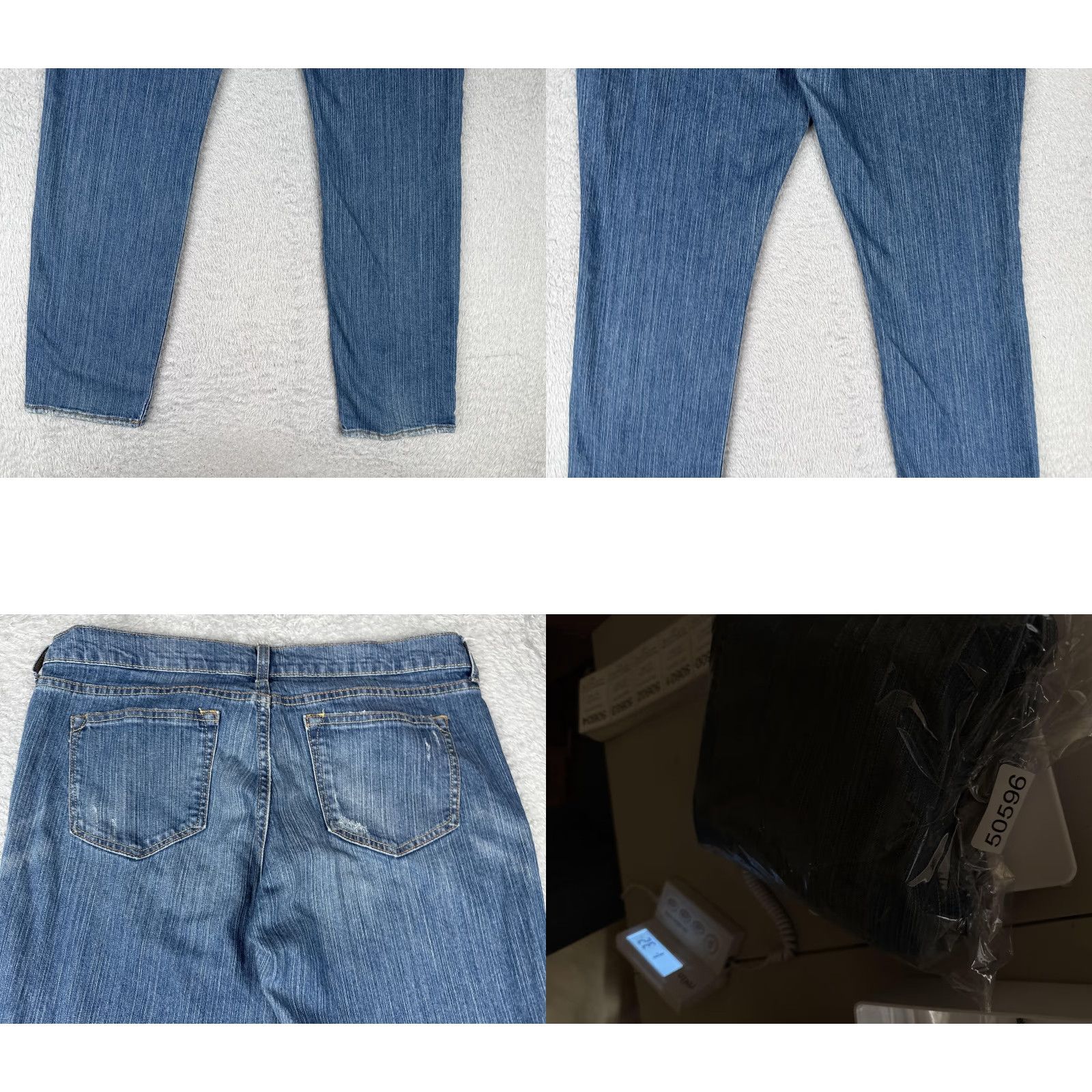Old Navy Old Navy The Diva Jeans Womens 14 Blue Medium Wash Straight Leg Stretch Denim Size 36" / US 14 / IT 50 - 10 Thumbnail