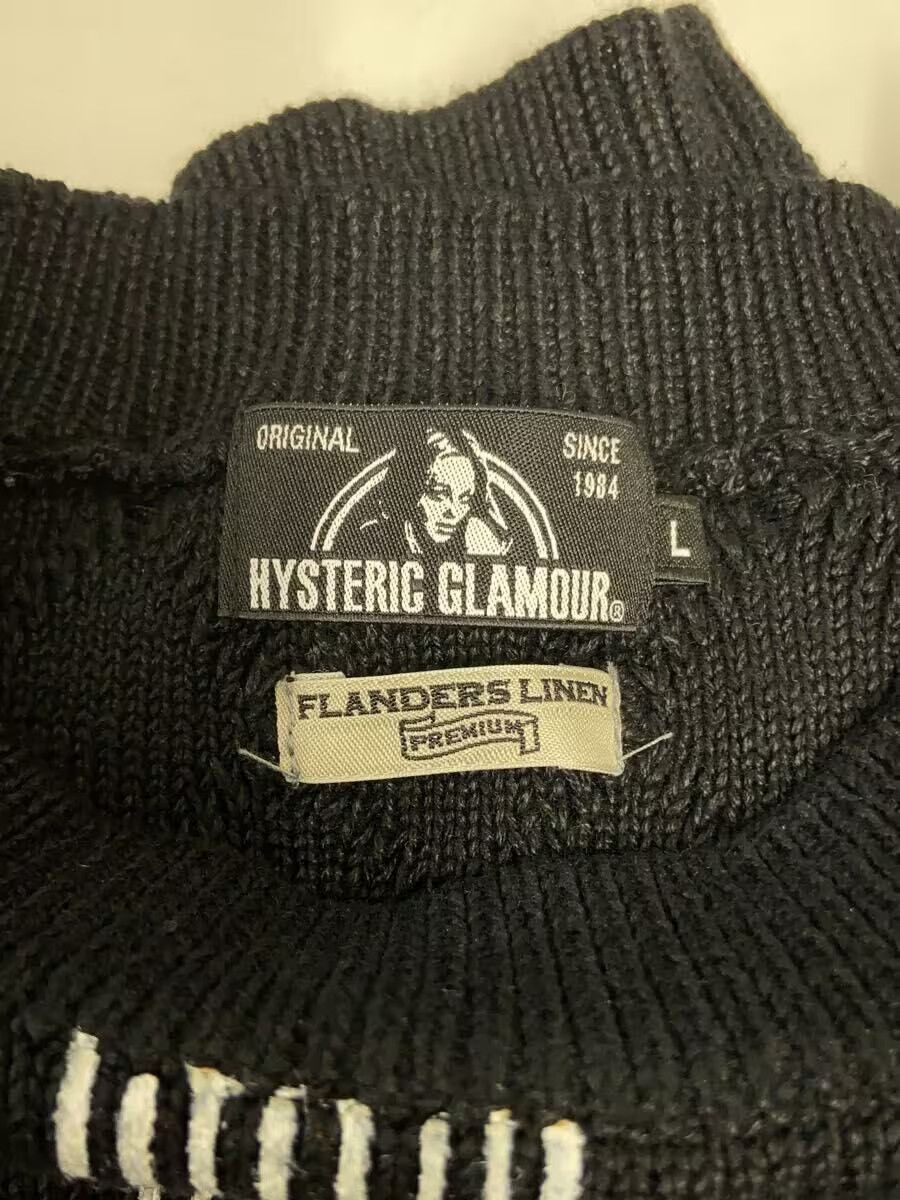 Hysteric Glamour Guitar Woman Reconstructed Linen Knit Sweater Size US L / EU 52-54 / 3 - 5 Thumbnail