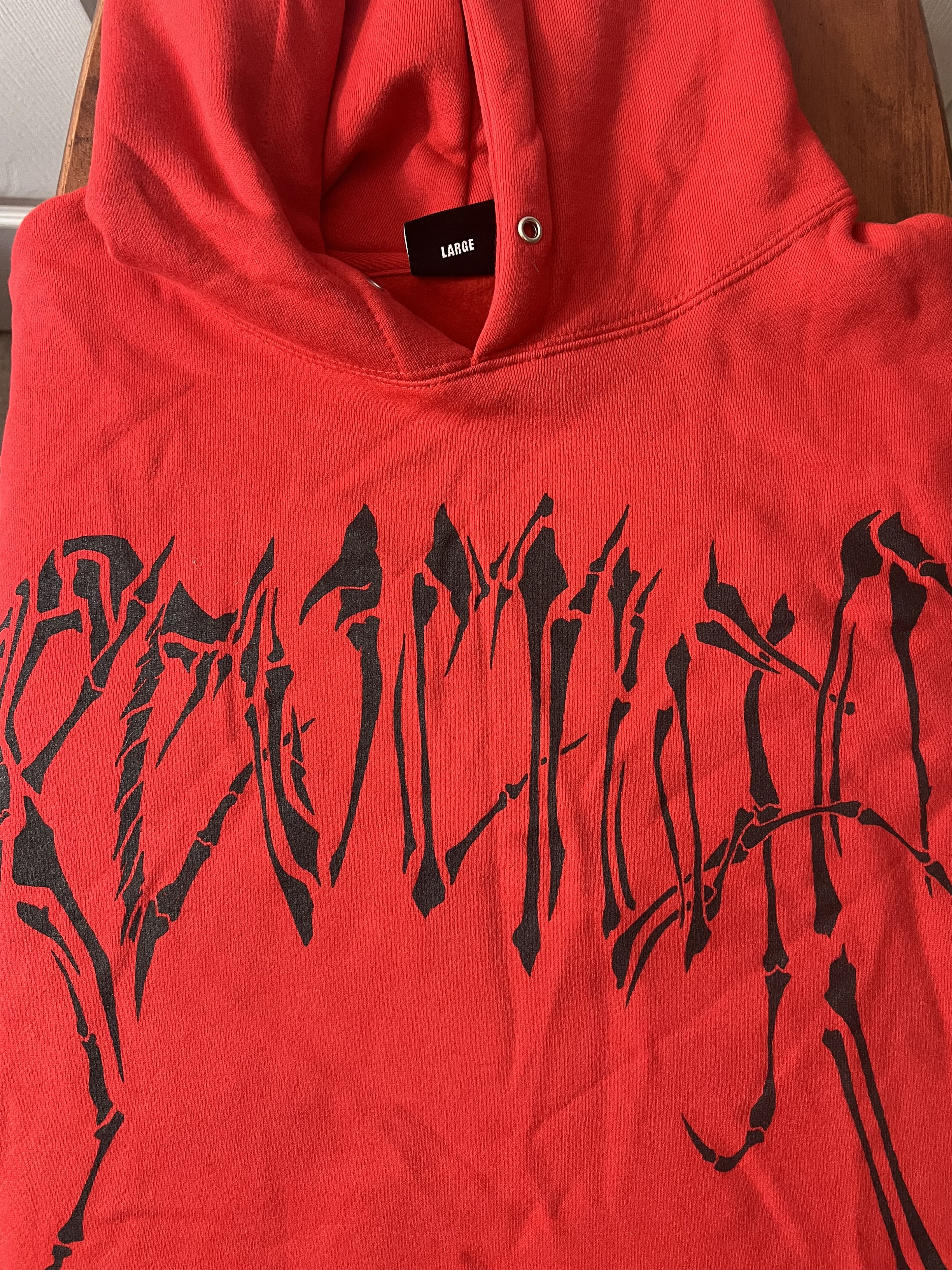 Revenge Red Bones Hoodie Size US L / EU 52-54 / 3 - 2 Thumbnail