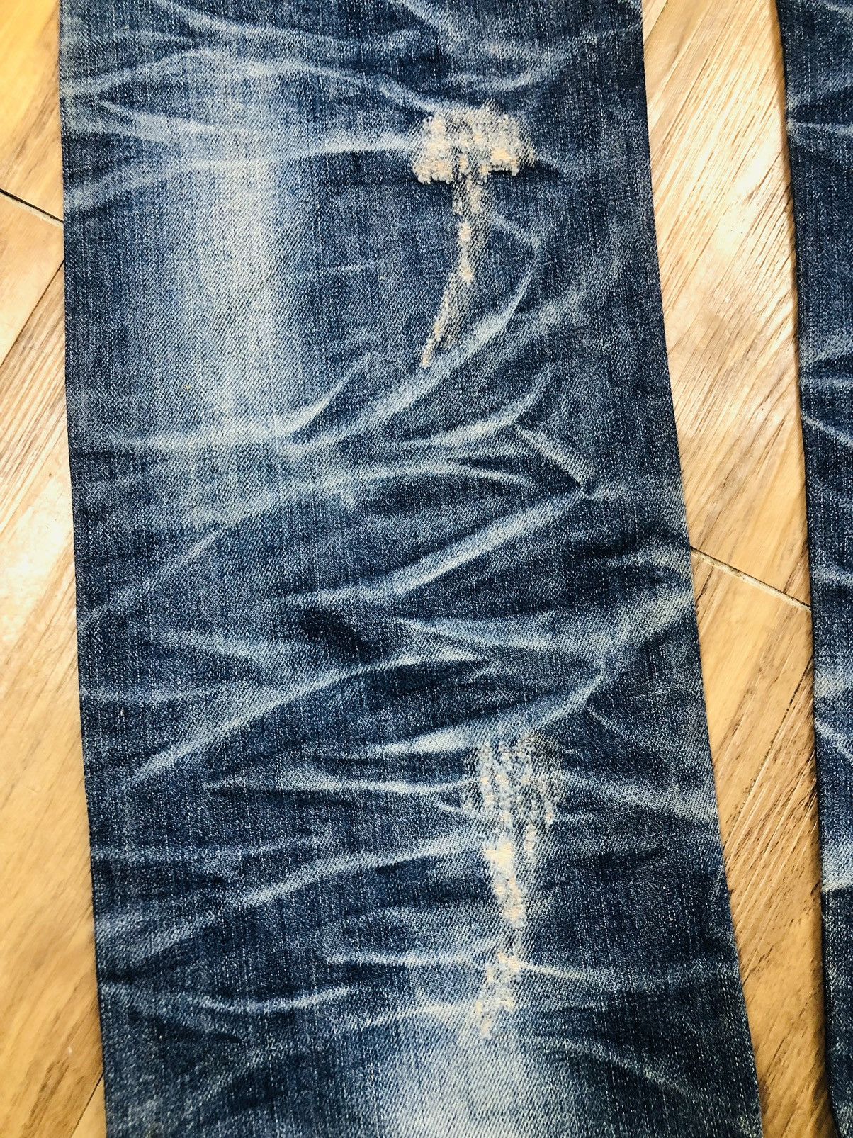 PRANDI Distressed Jeans PDL Denim - Whiskering Wash (38)