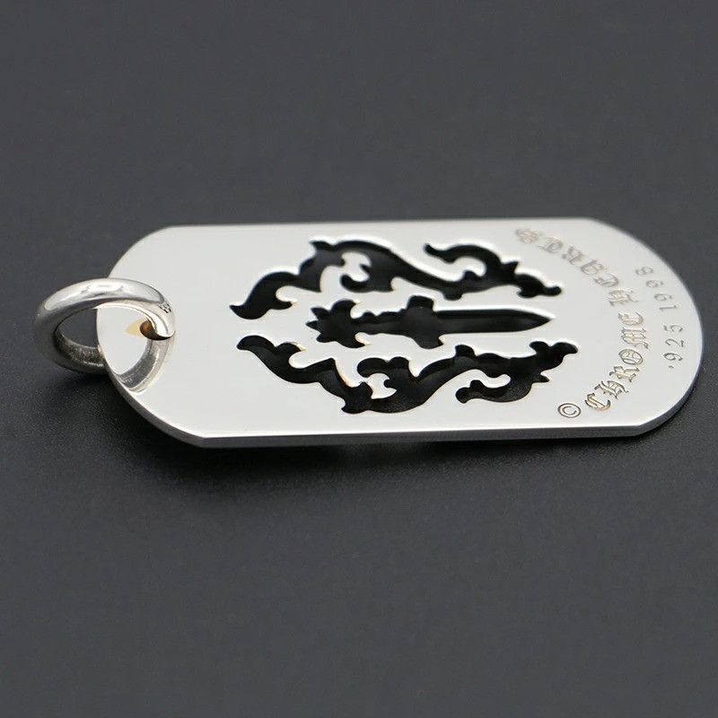 Chrome Hearts CHROME HEARTS LARGE VINE DAGGER CUT OUT DOG TAG Size ONE SIZE - 4 Thumbnail