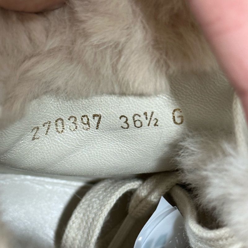 Gucci Gucci Monogram High-Top Canvas Sneakers with Fur -2508 Size US 6.5 / EU 39-40 - 8 Thumbnail