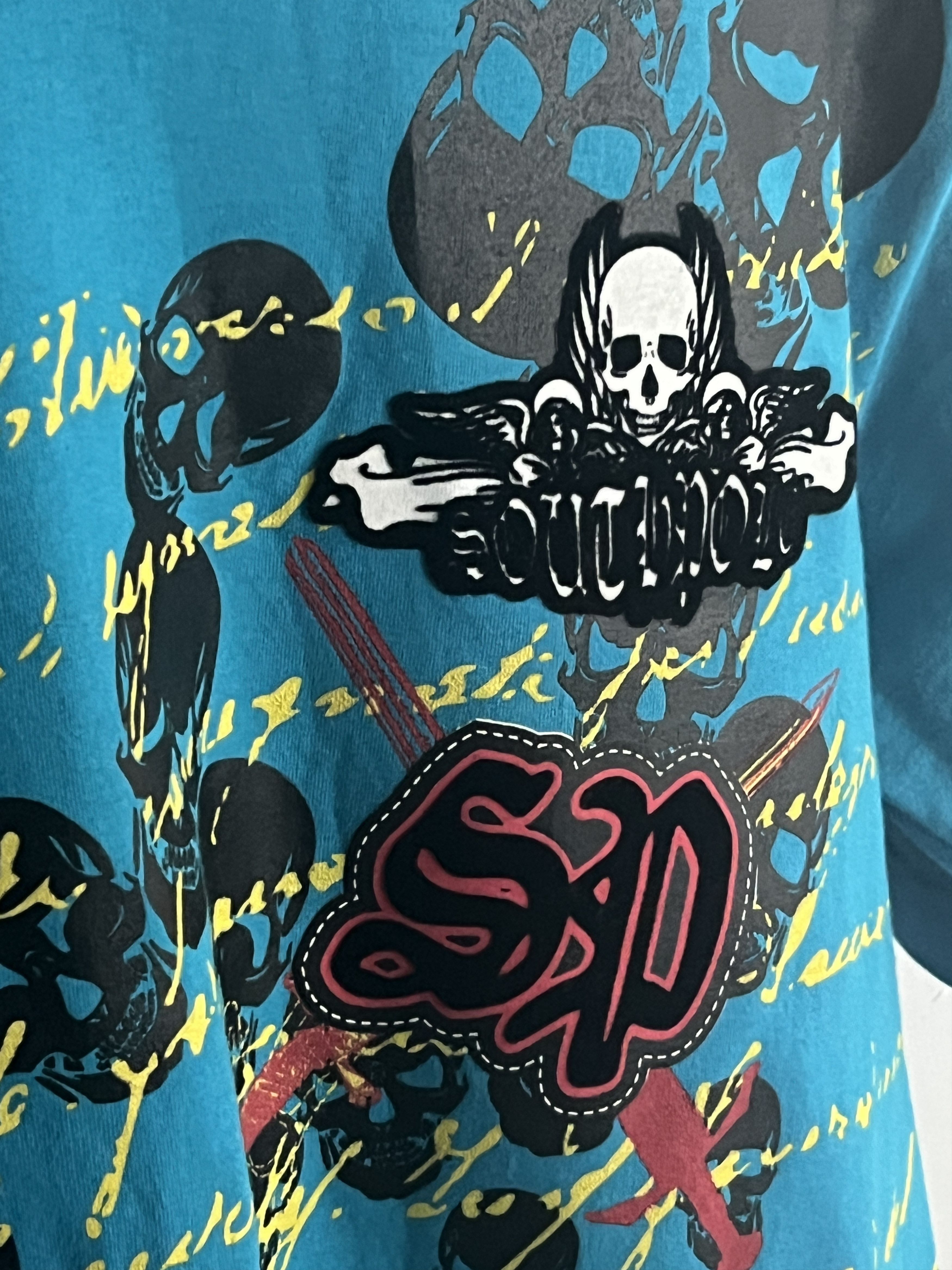 Enyce × Southpole × Vintage South Pole Graphic Skull Enyce Y2K USA T Shirt Vintage Size US M / EU 48-50 / 2 - 3 Thumbnail