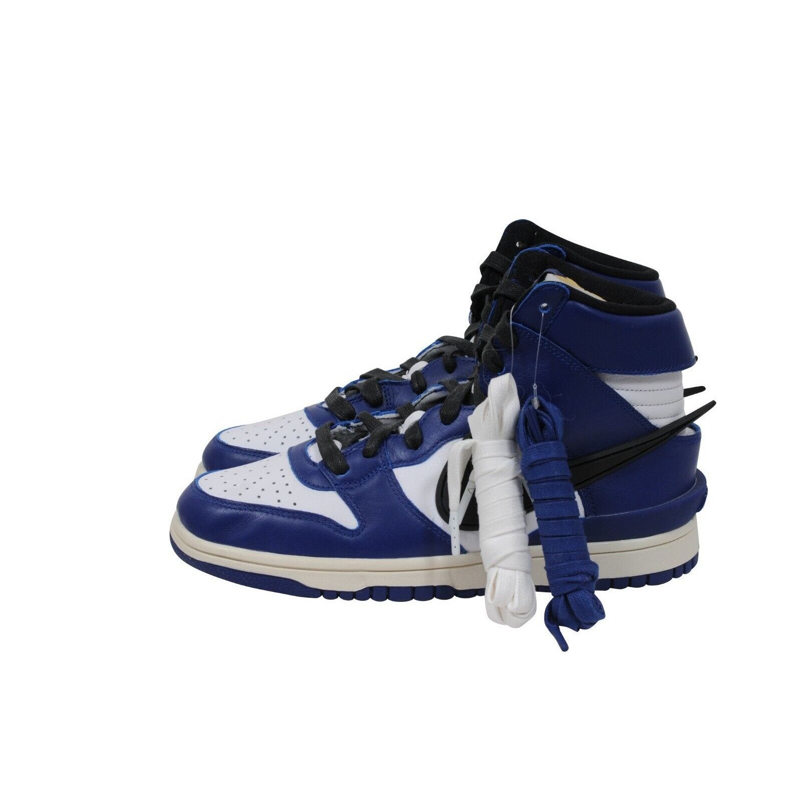 Ambush Design × Nike Ambush Dunk High Top Sneakers Royal Blue Size US 6.5 / EU 39-40 - 4 Thumbnail