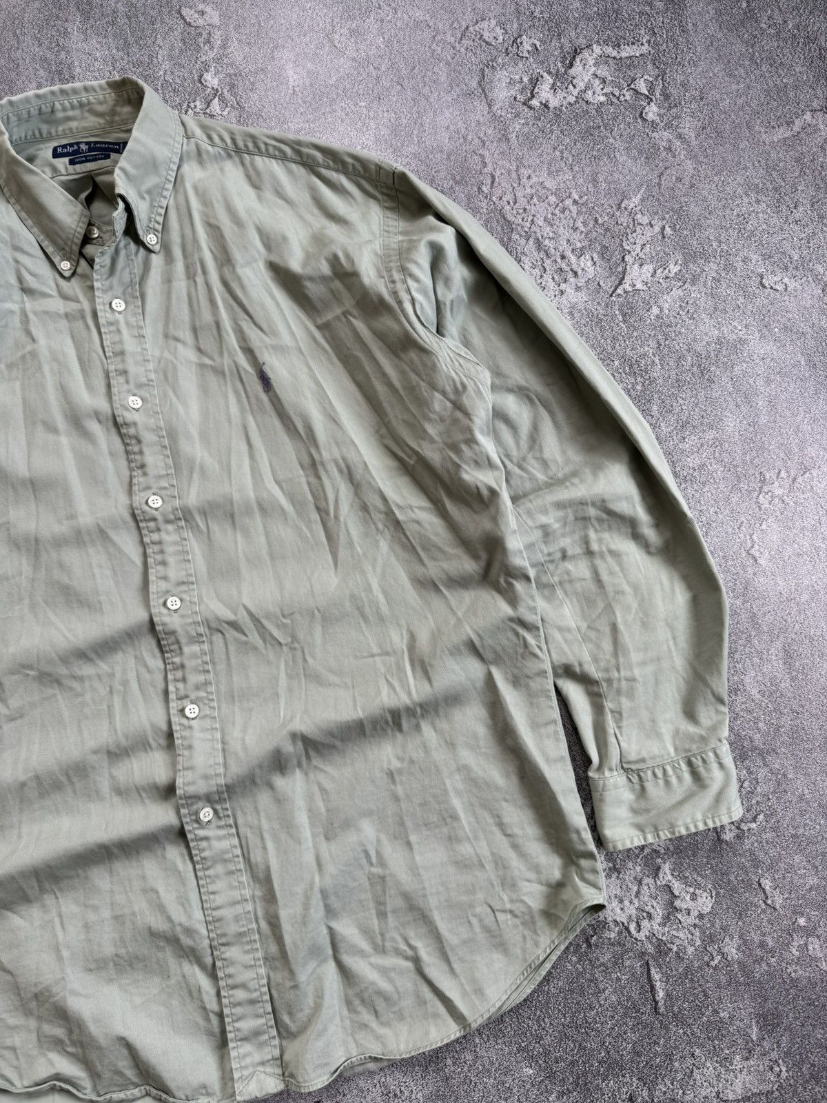 Polo Ralph Lauren × Vintage Polo Ralph Lauren XL button up vintage heavy shirt dress Size US XL / EU 56 / 4 - 7 Thumbnail