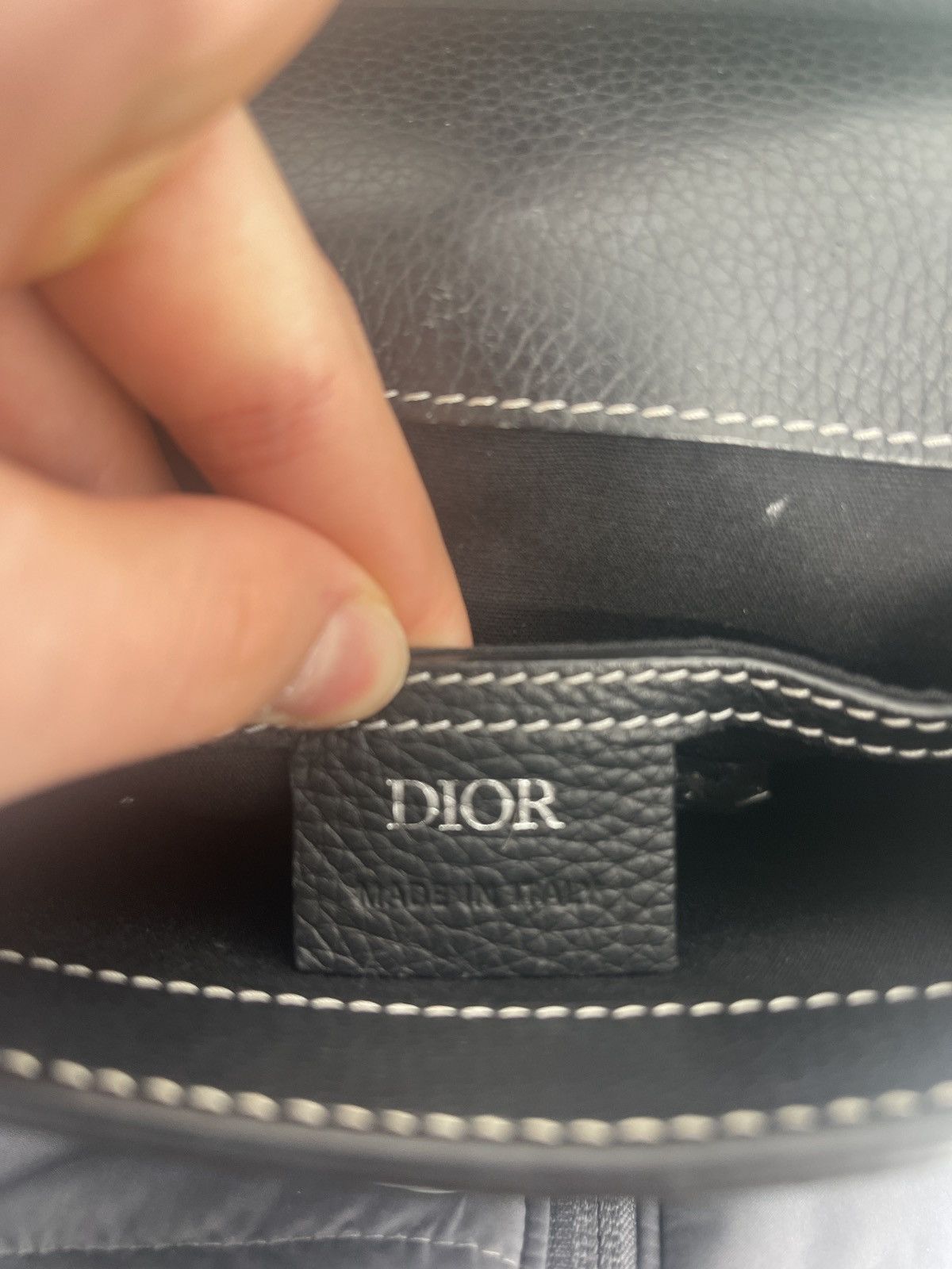 Dior Christian Dior Galop Saddle Leather sling Backpack Size ONE SIZE - 10 Thumbnail