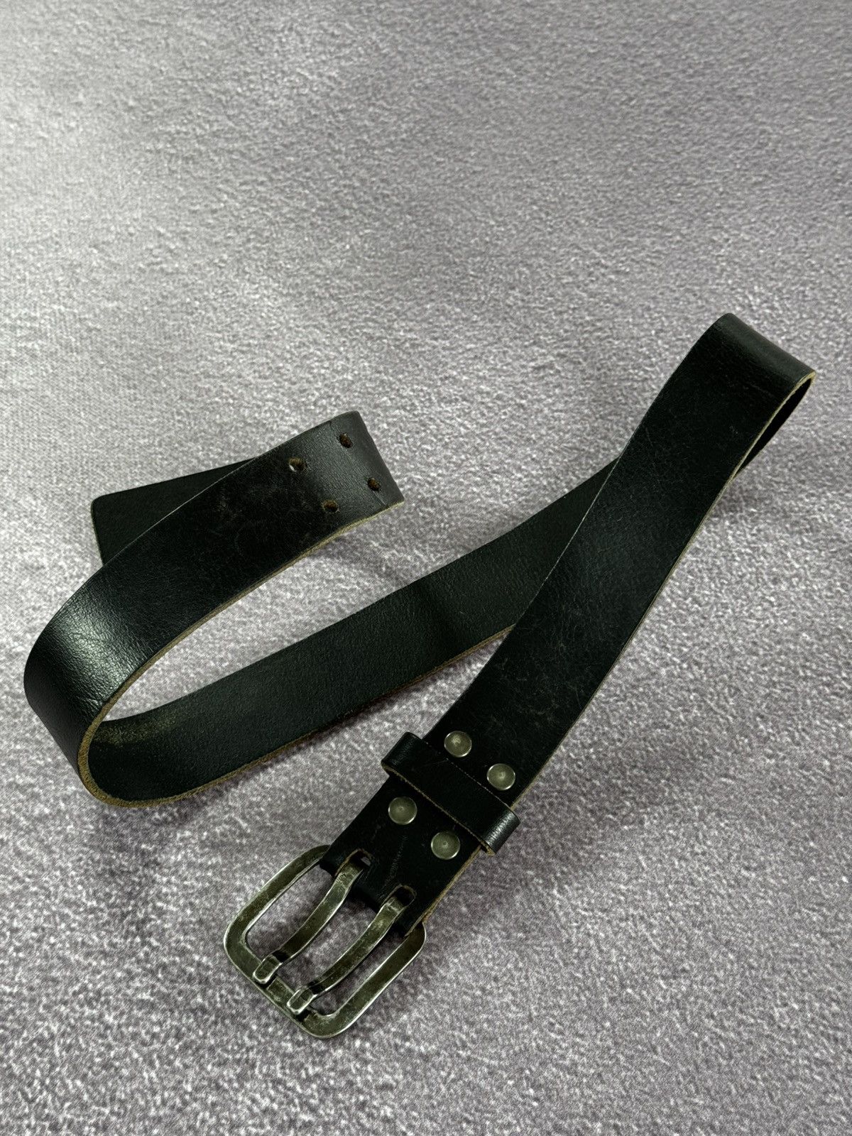 Vintage 00’s Aesthetic Y2K Leather Glamour Belt Size ONE SIZE - 4 Thumbnail