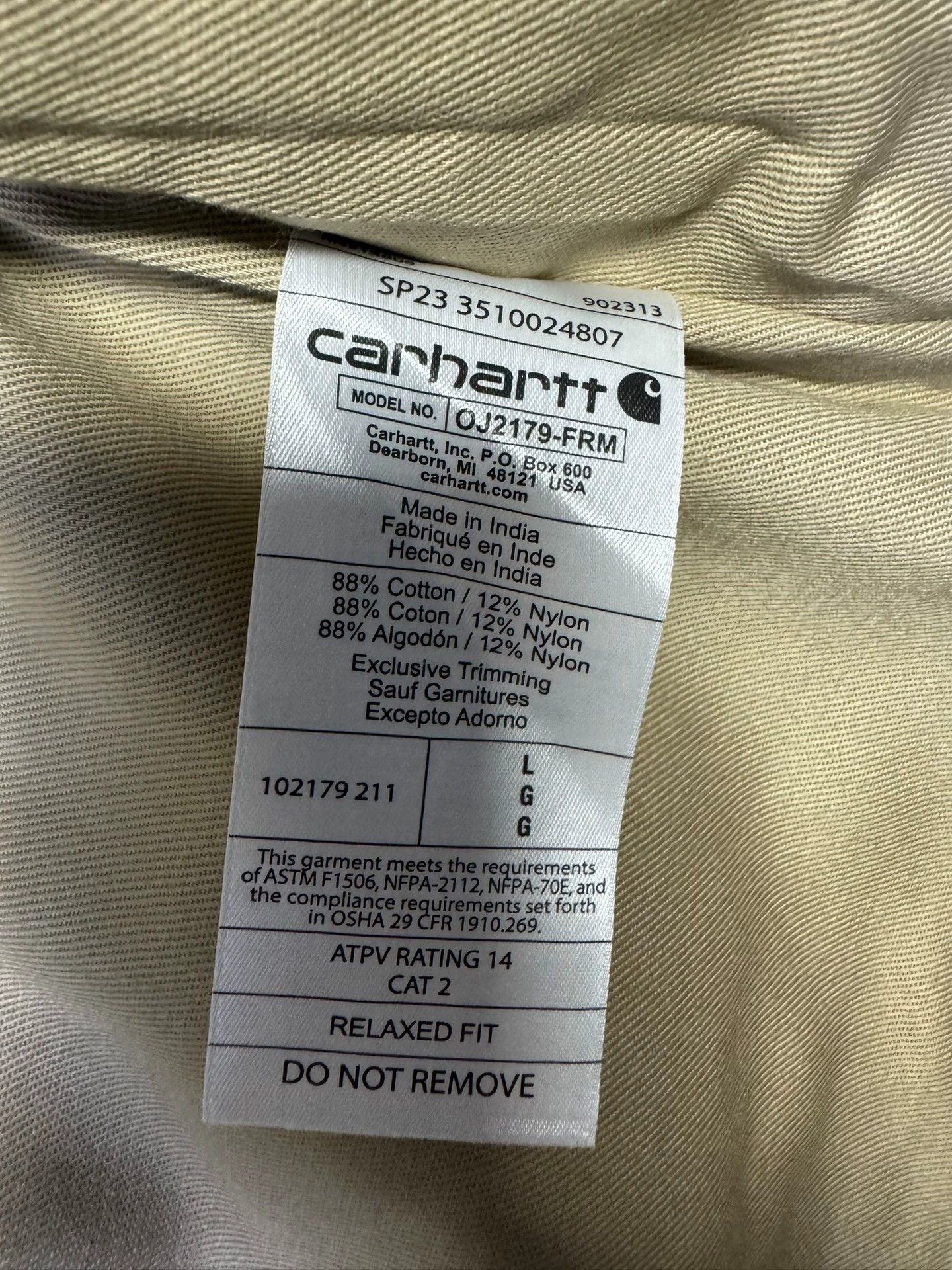 Carhartt Vintage Carhartt 102179 FR Brown L Jacket Size US L / EU 52-54 / 3 - 9 Thumbnail