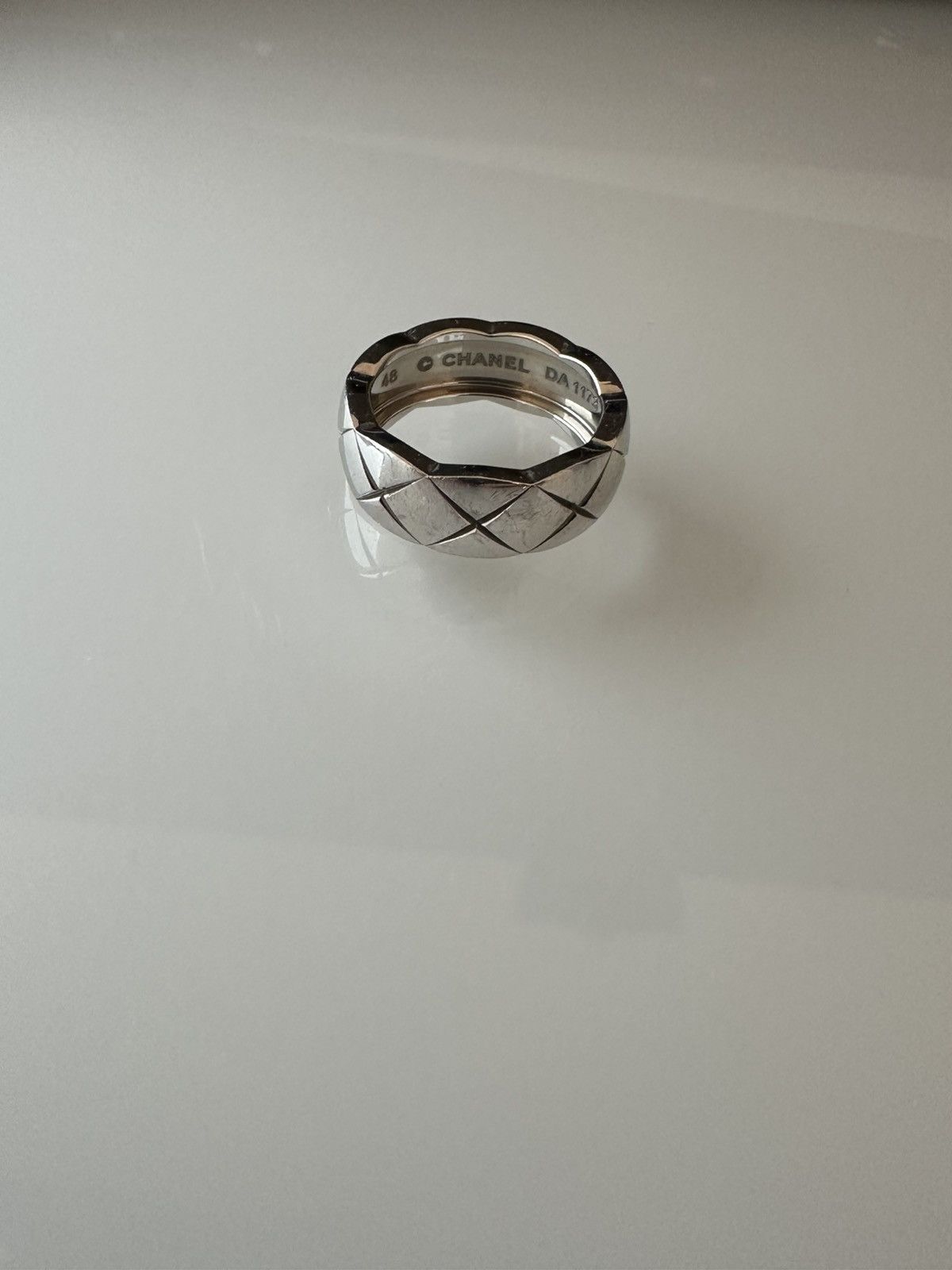 Chanel Chanel Coco Crush Ring 18K White Gold Size 4.5US Size ONE SIZE - 5 Thumbnail