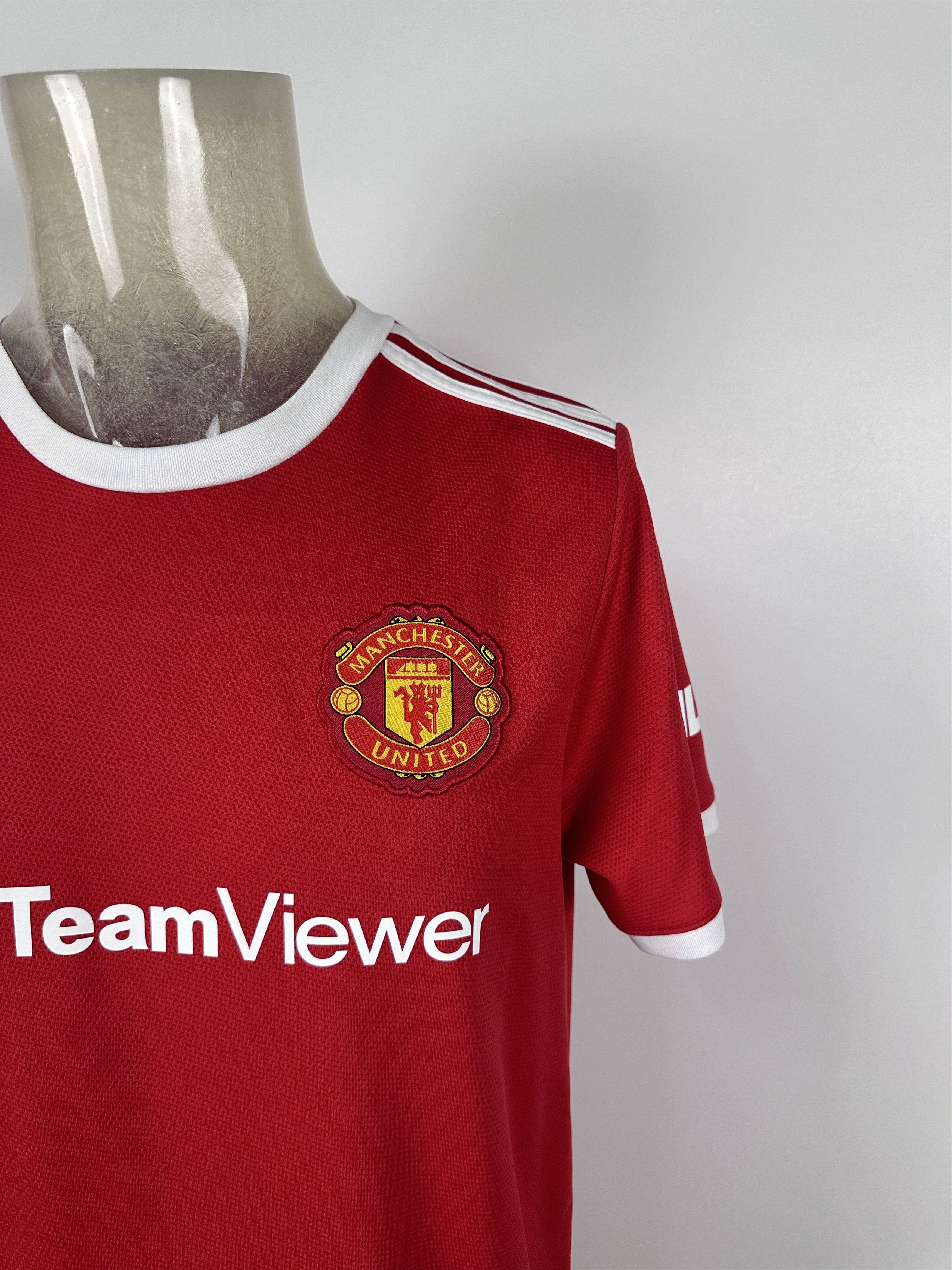 Adidas Manchester United 2021 Football Shirt Soccer Jersey Adidas Size US XL / EU 56 / 4 - 2 Thumbnail