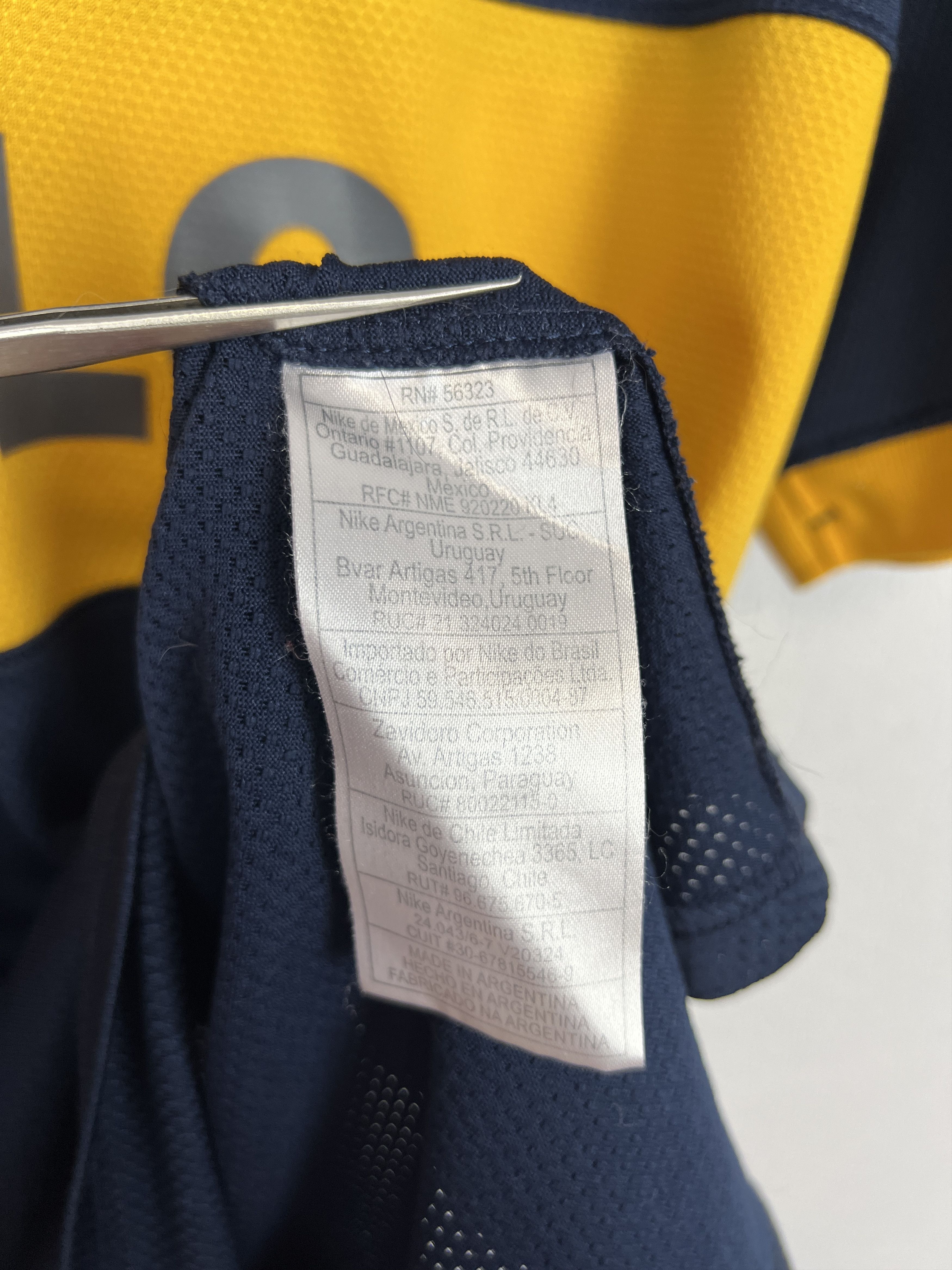 Nike Boca Juniors football shirt 2009 Soccer Nike Jersey Tee Hype Size US XL / EU 56 / 4 - 10 Thumbnail