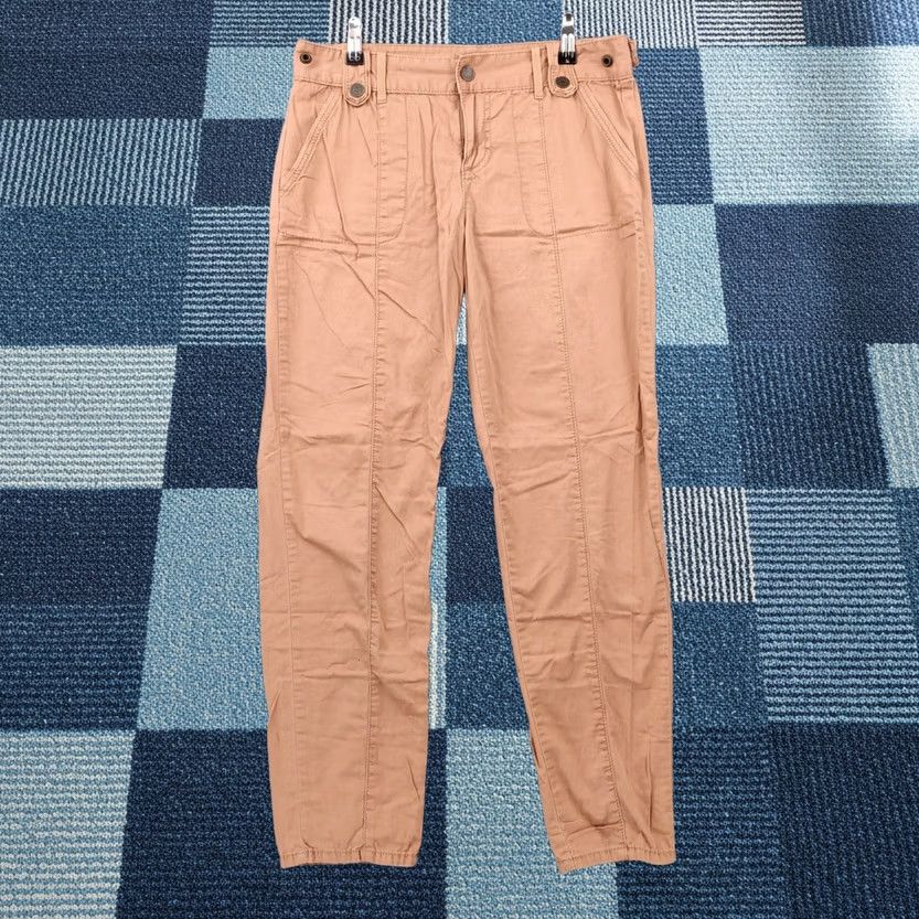 Calvin Klein Calvin Klein Pants Womens 4 Orange Chino Mid Rise Flat Front Cotton Canvas Size 27" / US 4 / IT 40 - 1 Thumbnail