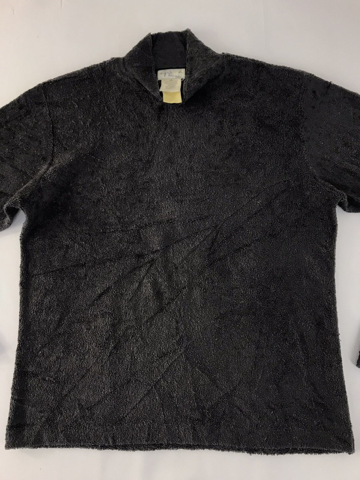 agnes b. Agnes B Homme Paris Turtle Neck Fluffy Fleece Plain Design Size L / US 10 / IT 46 - 3 Thumbnail