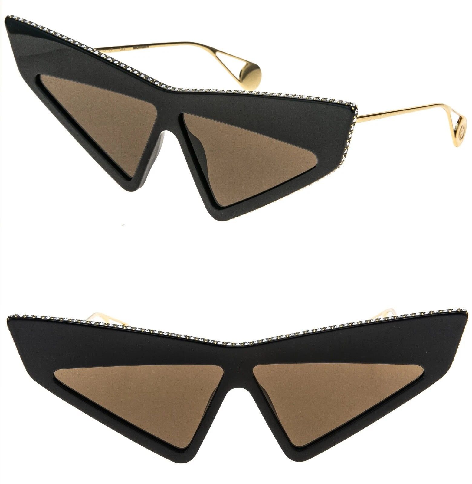 Gucci GUCCI GG0430S Hollywood Forever 0430 Black Sunglasses 002 Size ONE SIZE - 1 Thumbnail