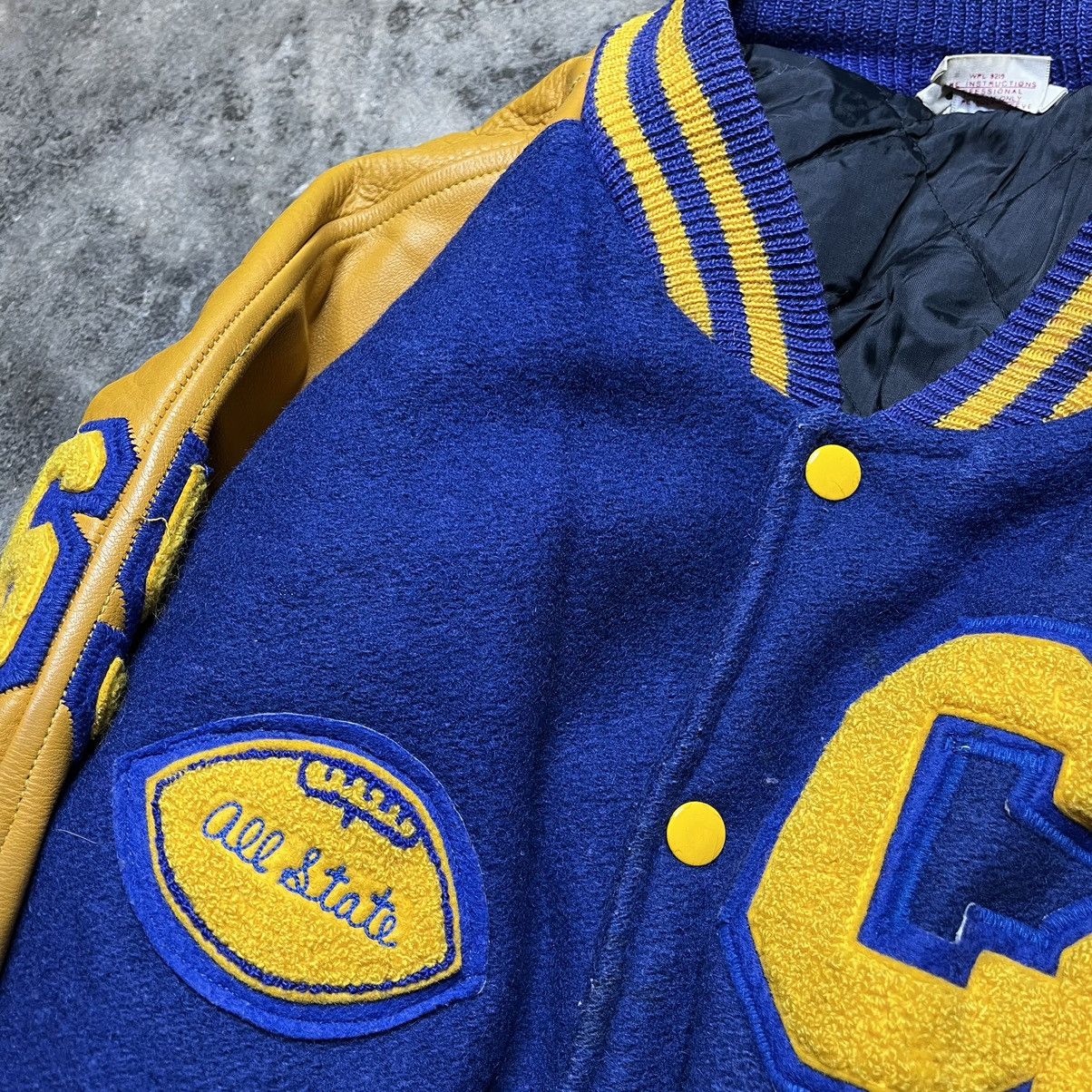 Vintage vintage 60s 70s chain stitch varsity jacket Size US L / EU 52-54 / 3 - 8 Thumbnail