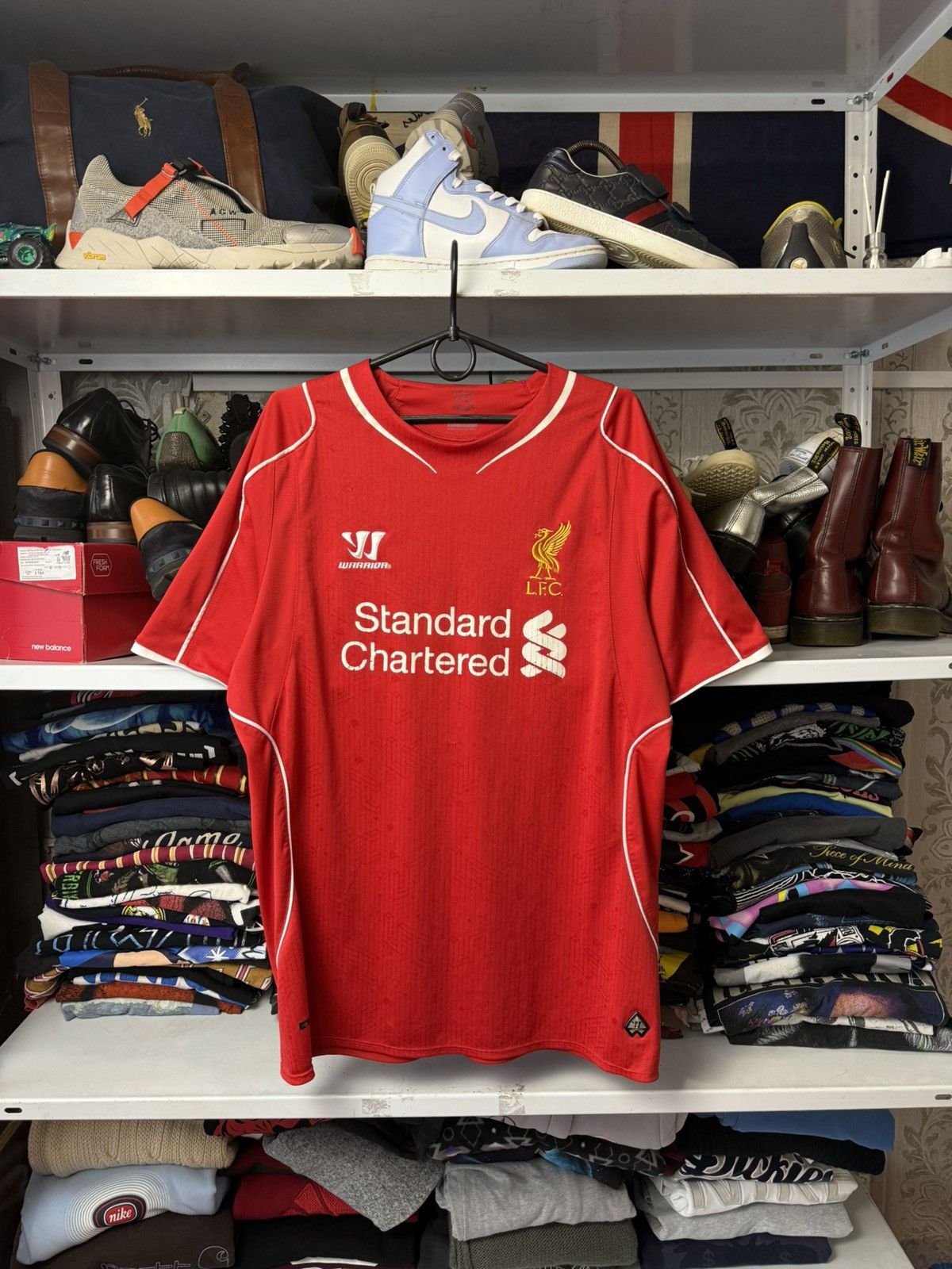 Vintage LIVERPOOL 2014 FOOTBALL SHIRT JERSEY HOME WARRIOR ORIGINAL Size US L / EU 52-54 / 3 - 23 Thumbnail