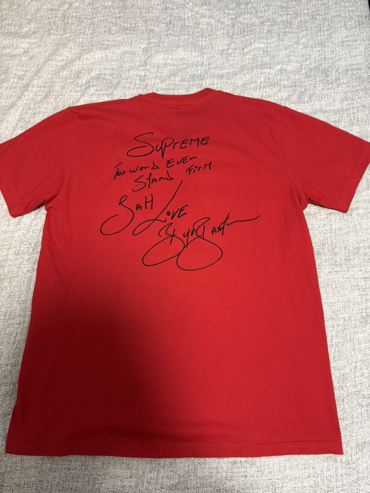 Supreme Supreme buju banton tee T-shirt red Size US M / EU 48-50 / 2 - 5 Thumbnail