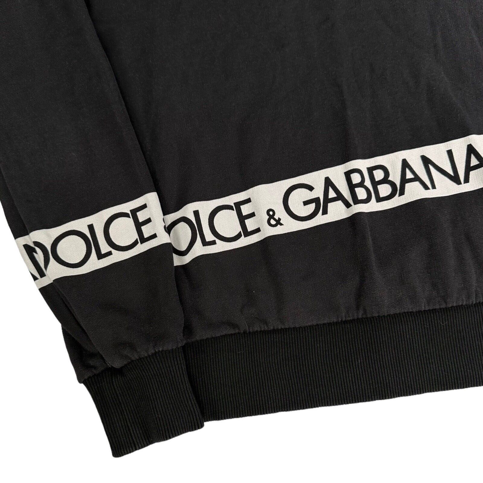 Dolce & Gabbana Dolce & Gabbana Size S Sweatshirt Black Tape Wrap Logo Size US S / EU 44-46 / 1 - 6 Thumbnail