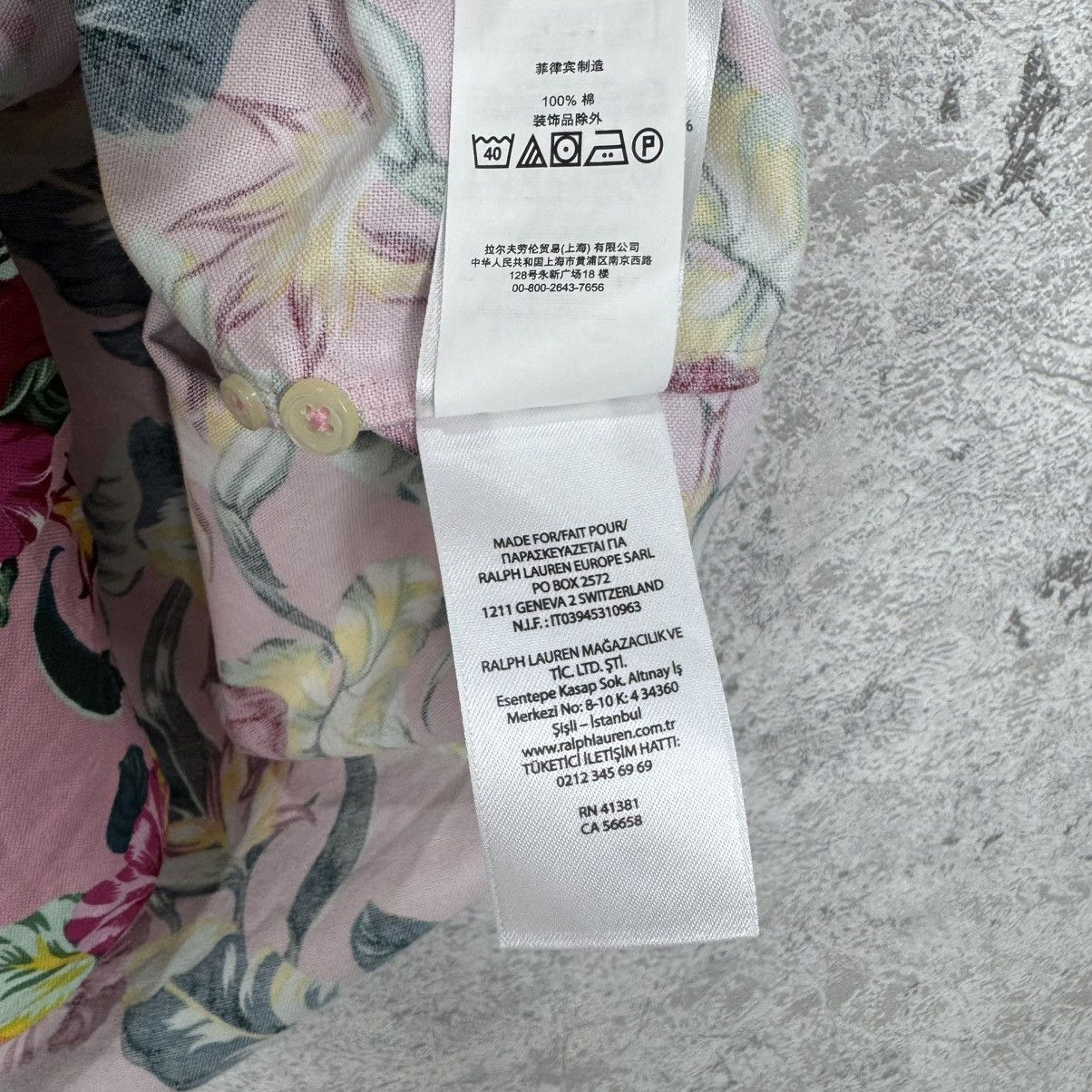 Ralph Lauren Ralph Lauren Shirt Pink Floral Hawaiian Camp Aloha Tropical Size US L / EU 52-54 / 3 - 9 Thumbnail