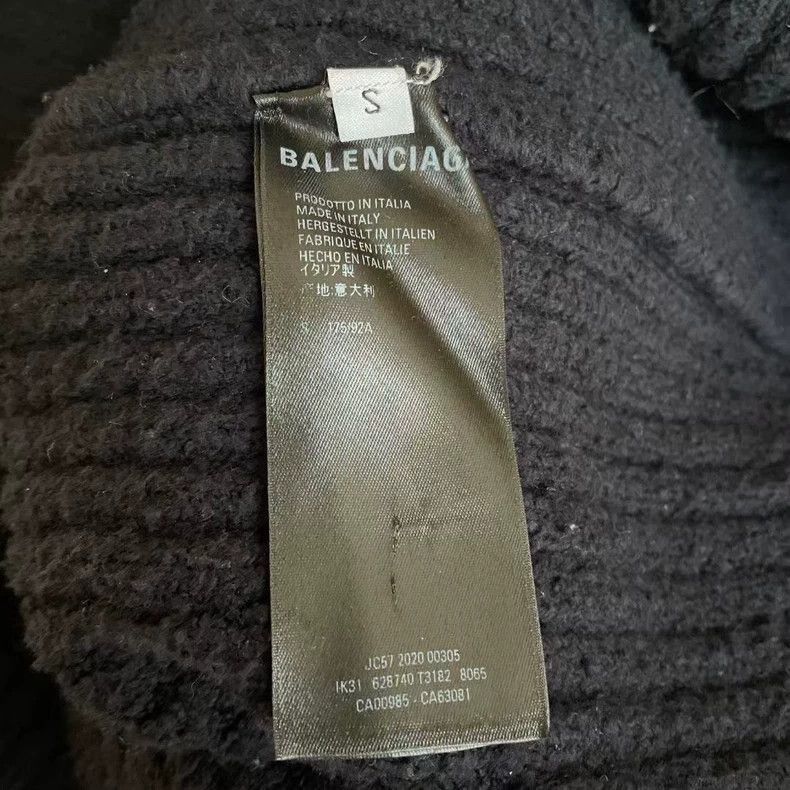 Balenciaga Balenciaga Teddy Logo Knit Sweater OS Size-2505 Size US S / EU 44-46 / 1 - 4 Thumbnail