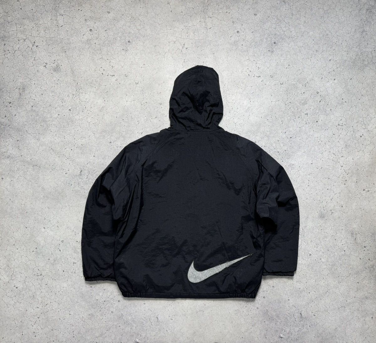 Nike Vintage 80s Nike Jacket Big Swoosh Drill Y2K Rare Size US M / EU 48-50 / 2 - 1 Thumbnail