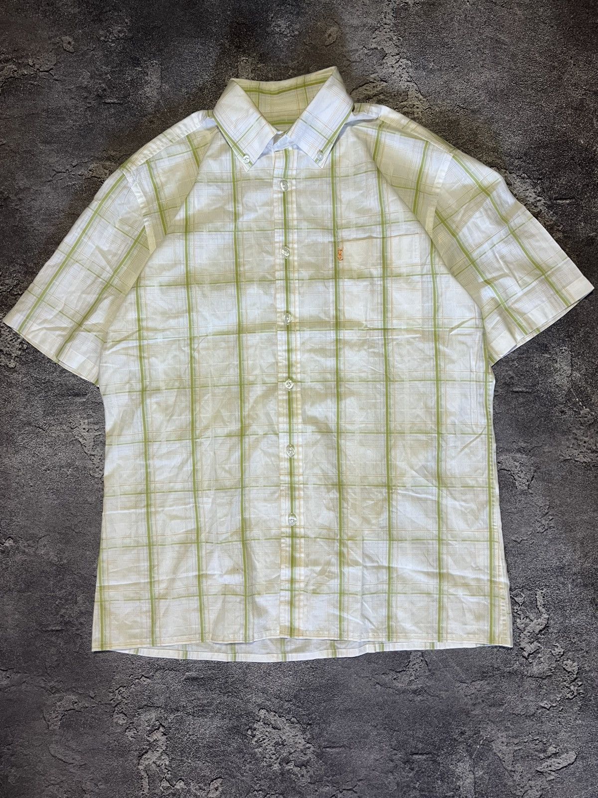 Yves Saint Laurent Vintage Yves Saint Laurent YSL Buttom Up Shirt Streetwear Size US M / EU 48-50 / 2 - 1 Thumbnail