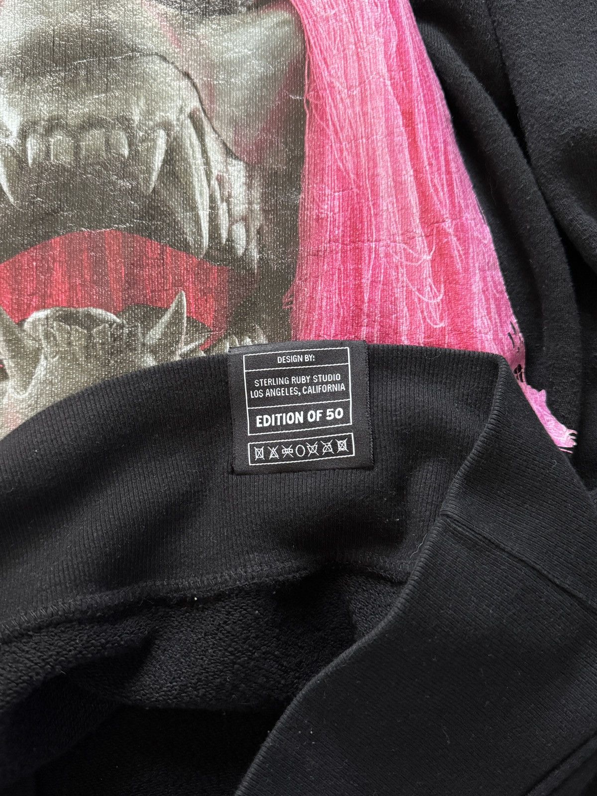 Sterling Ruby sterling ruby pink hair skull crewneck Size US S / EU 44-46 / 1 - 6 Thumbnail