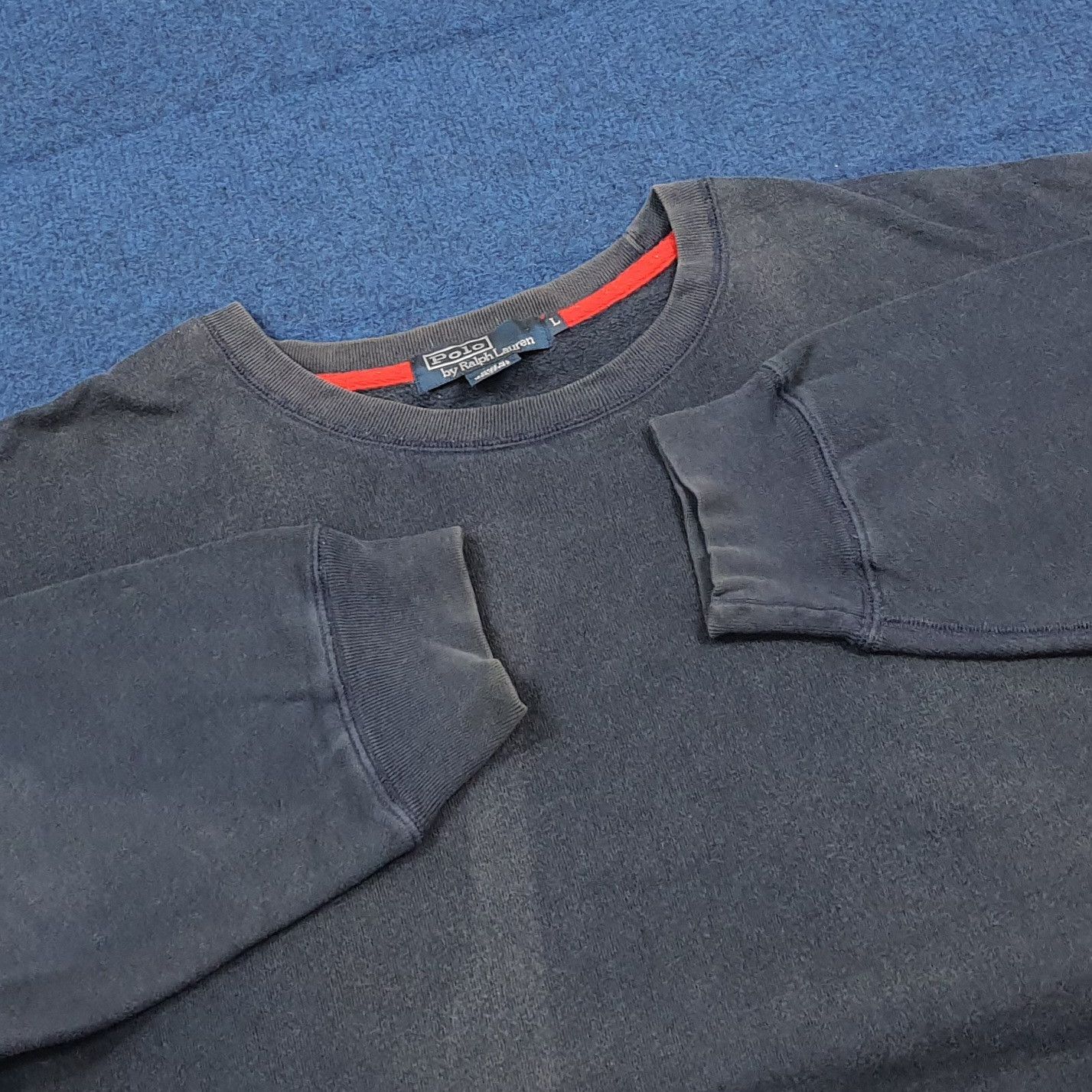 Polo Ralph Lauren Vintage Polo Ralph Laurent Embroidery Logo Plain C291N11 Size US XL / EU 56 / 4 - 4 Thumbnail