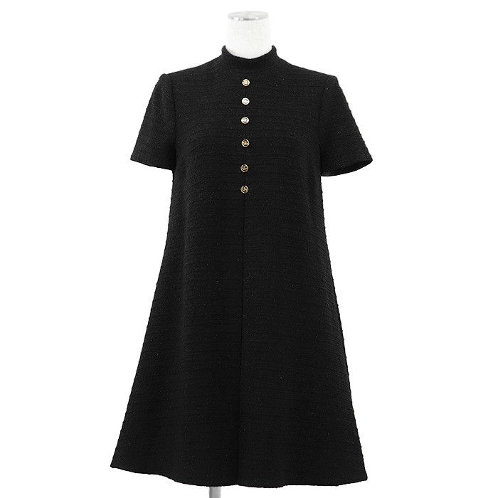 Gucci Gucci Gucci GG Interlocking Tweed Dress Textile Dresses DUTY FREE for USA Size ONE SIZE - 1 Thumbnail