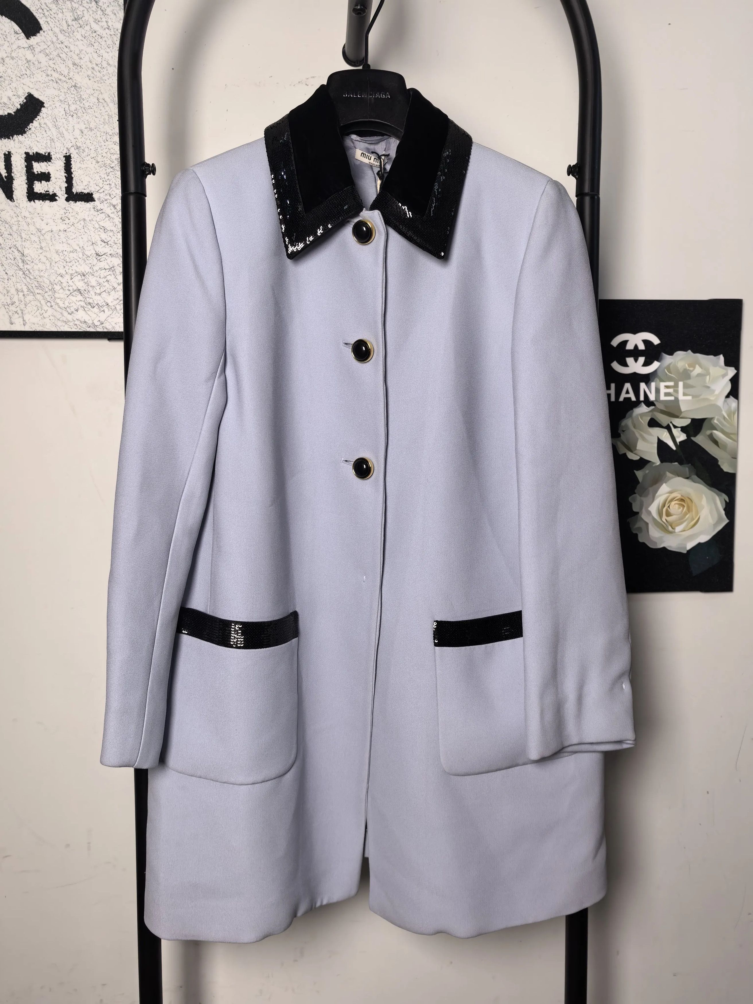 Miu Miu Miu Miu Formal White Jacket M Women Size M / US 6-8 / IT 42-44 - 1 Thumbnail