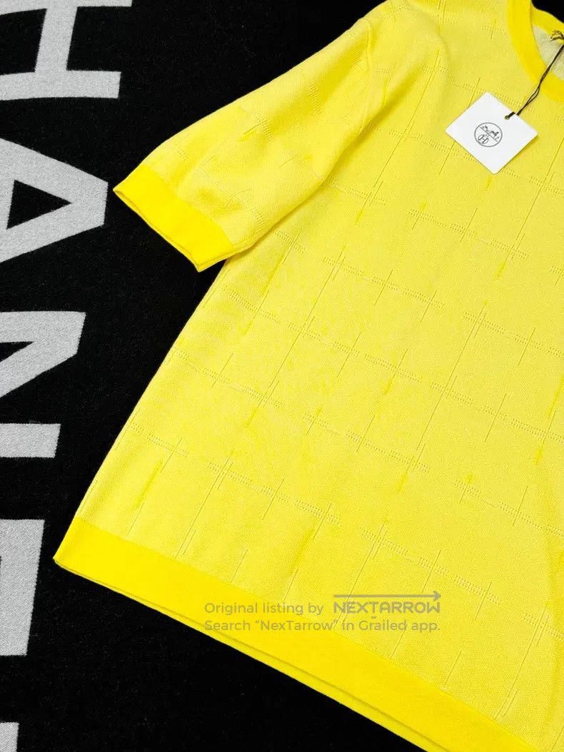 Hermes Hermes Yellow Short-sleeve T-shirt Size US S / EU 44-46 / 1 - 3 Thumbnail
