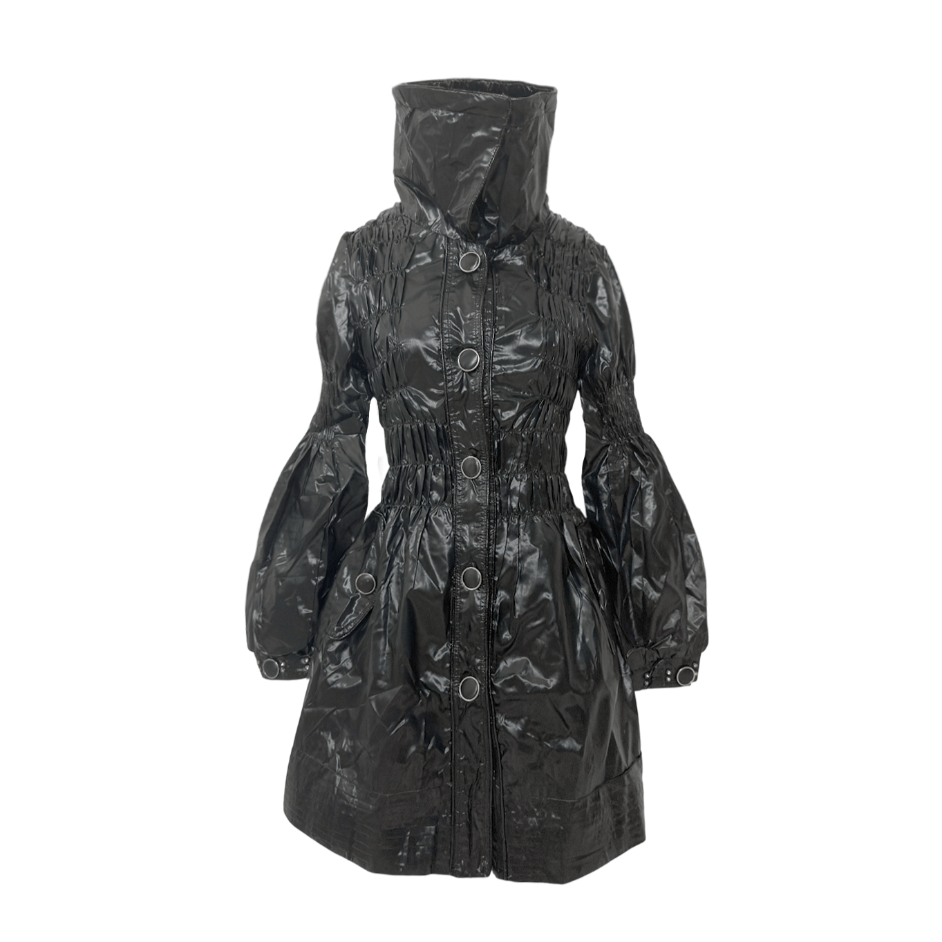 Just Cavalli NWT Just Cavalli Sculptural Leather Coat Size L / US 10 / IT 46 - 1 Thumbnail