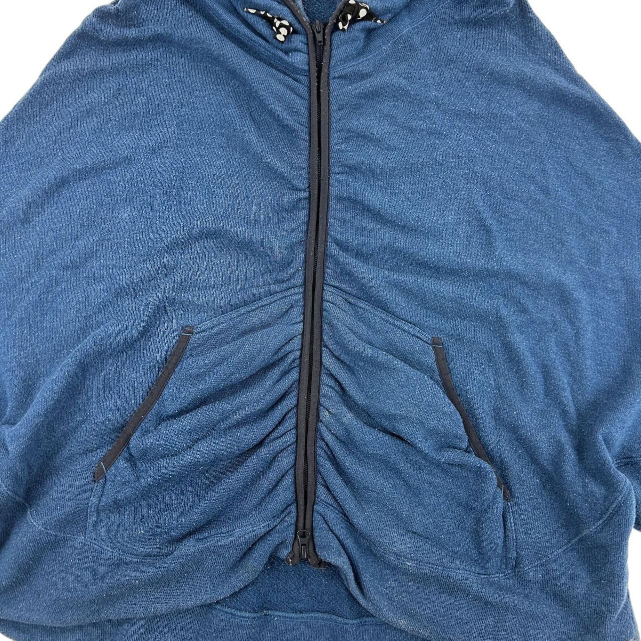 Merci Beaucoup By Issey Miyake Hooded Zip-Up Poncho Size L