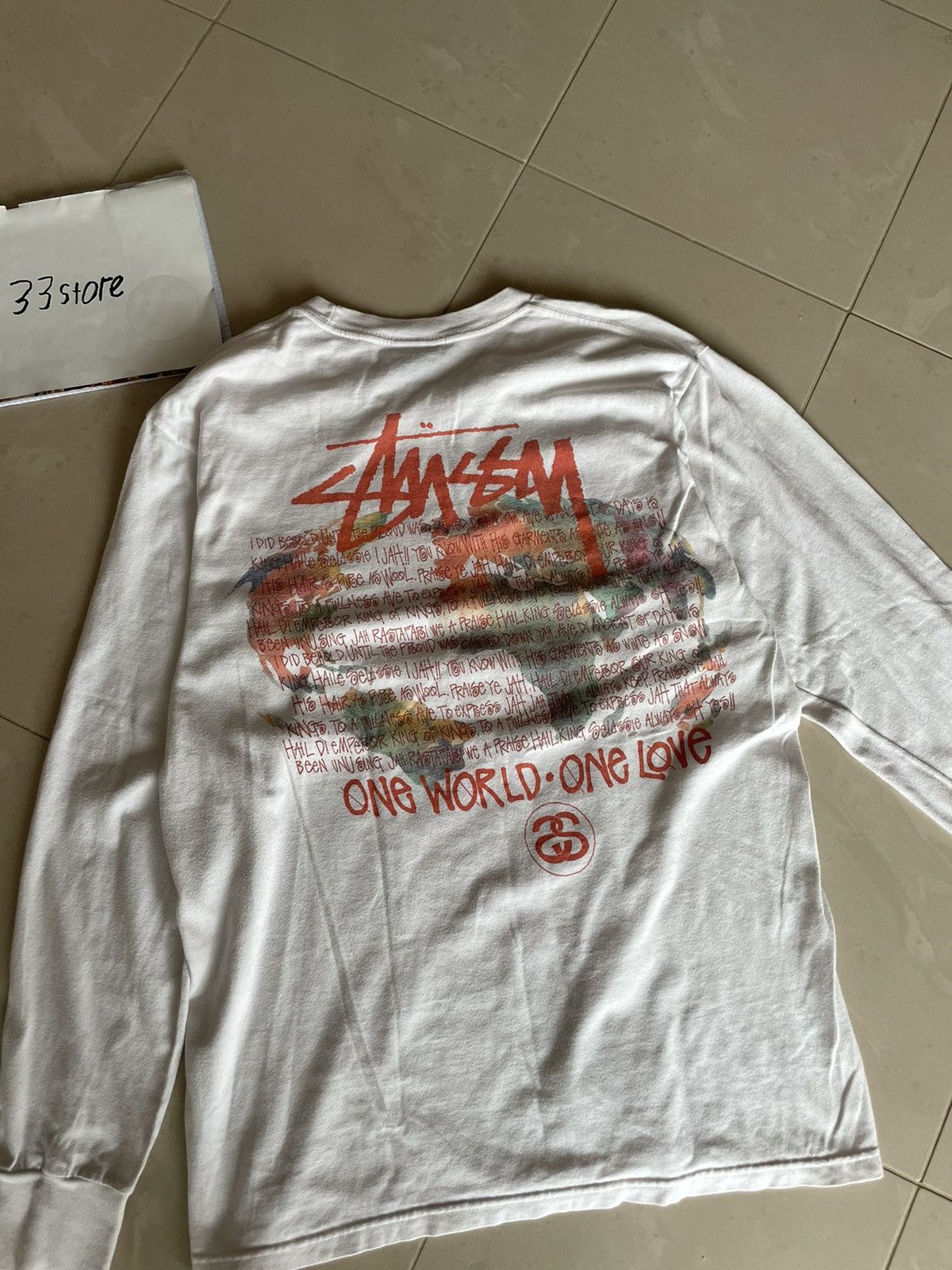 STUSSY - Stussy One World Tee レア $_12.JPG?set_id=880000500F