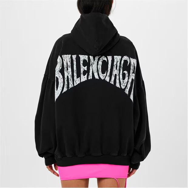 Balenciaga o1g2r1mq0924 Tropical Hoodies in Black Size XS / US 0-2 / IT 36-38 - 6 Thumbnail