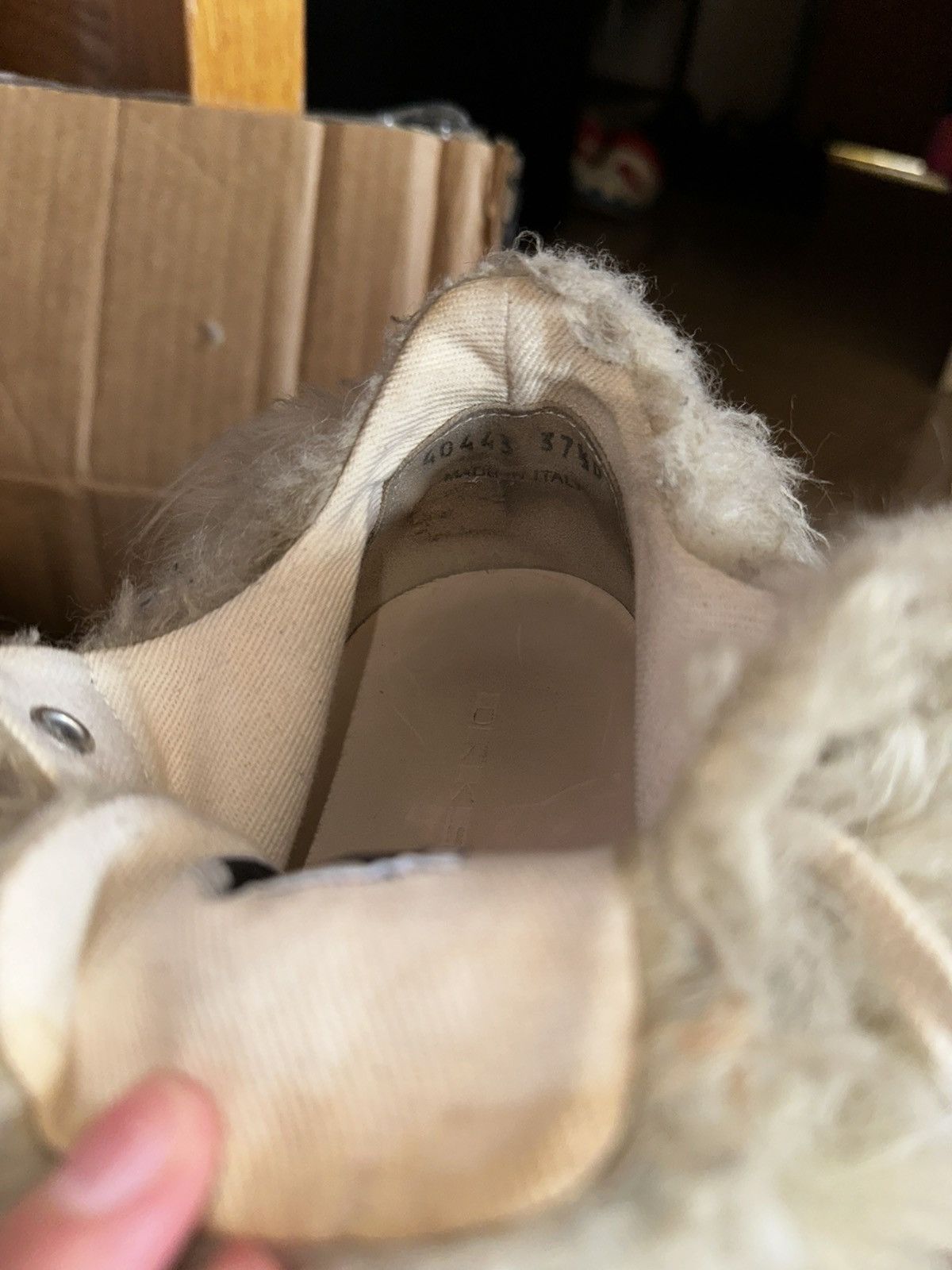 Rick Owens Drkshdw yeti fur rick owens drkshdw low top sneakers Size US 7.5 / IT 37.5 - 6 Thumbnail
