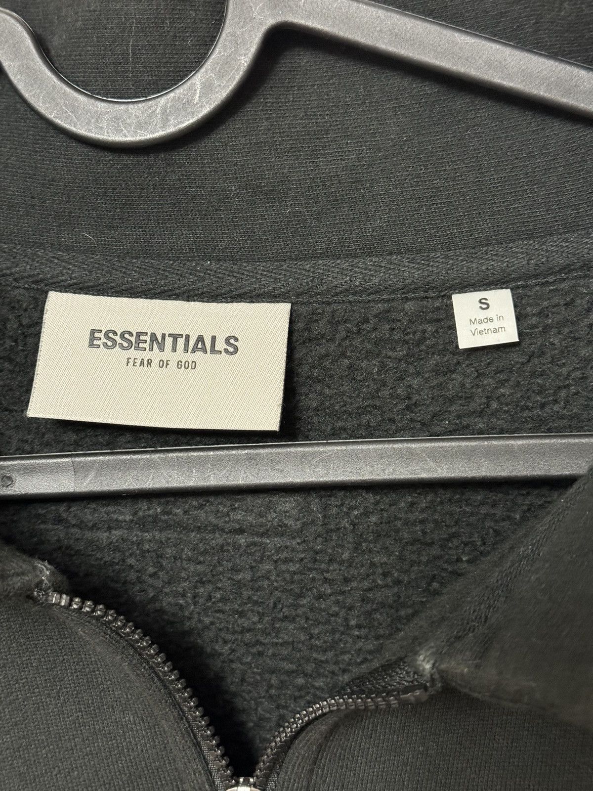 Fear of God Fear of God Essentials Half-Zip Pullover Black SZ Small🔥 Size US S / EU 44-46 / 1 - 7 Thumbnail