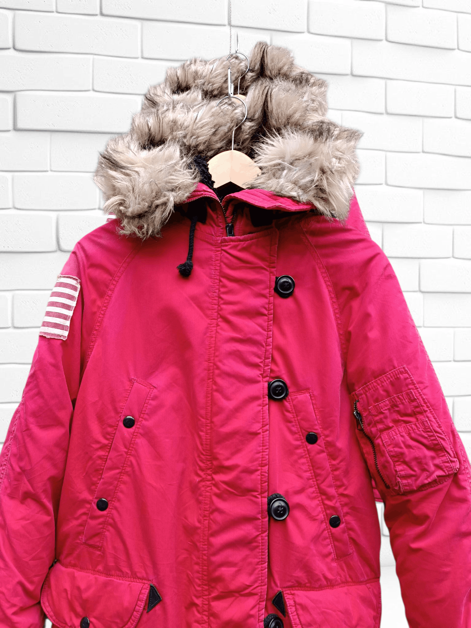 Denim & Supply Ralph Lauren Denim & Supply Ralph Lauren Fur Hoodie Down Jacket Size US M / EU 48-50 / 2 - 3 Thumbnail