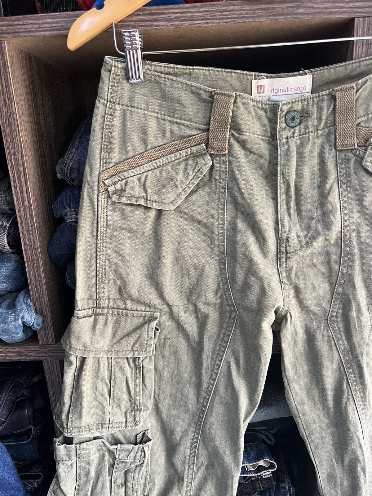 Gap 🔥Rare Gap 7 Pockets Cargo Pant Size US 31 - 7 Thumbnail