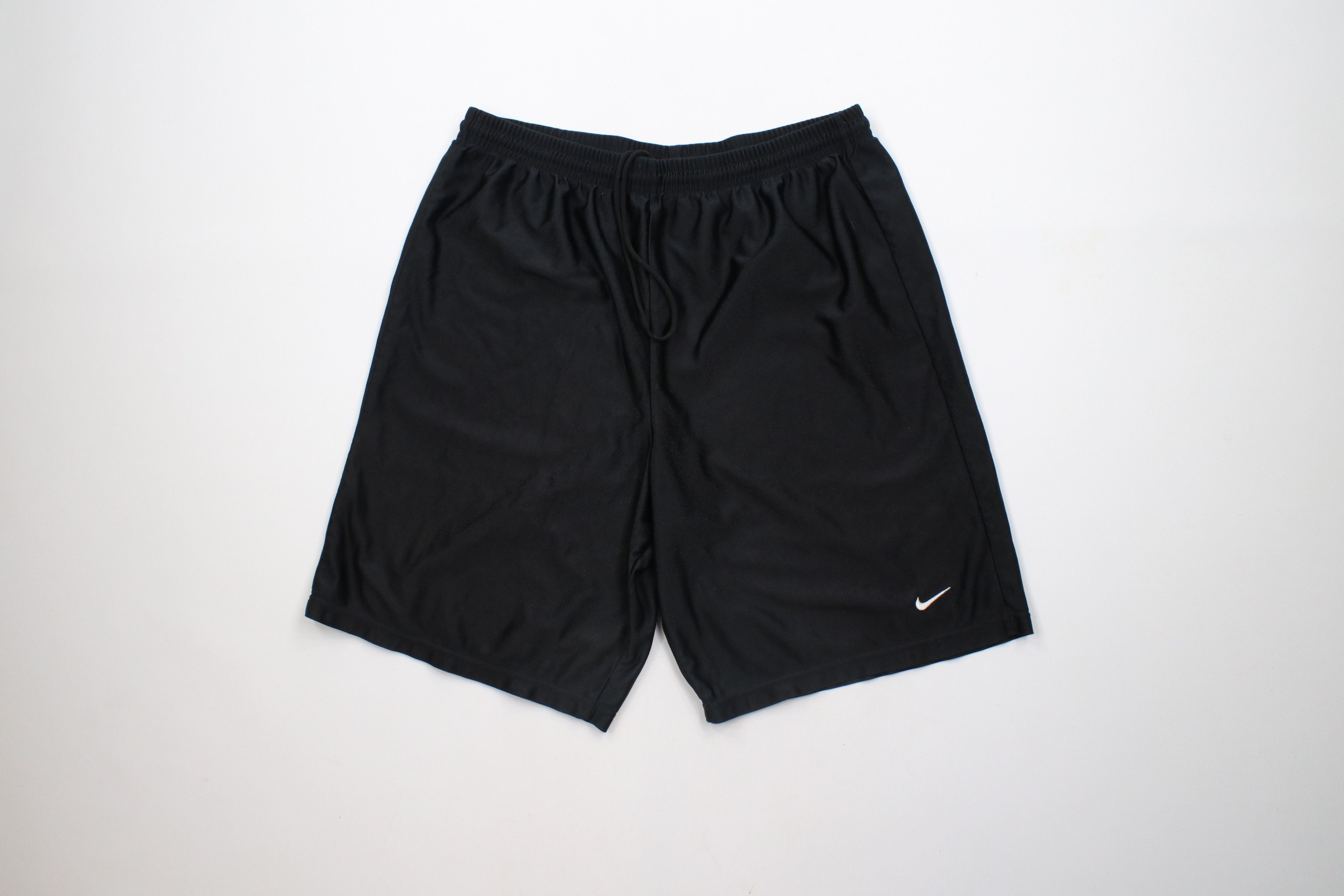 Nike × Vintage Vintage Nike Scott Mini Swoosh Shorts Black Polyester USA Size US 32 / EU 48 - 1 Thumbnail