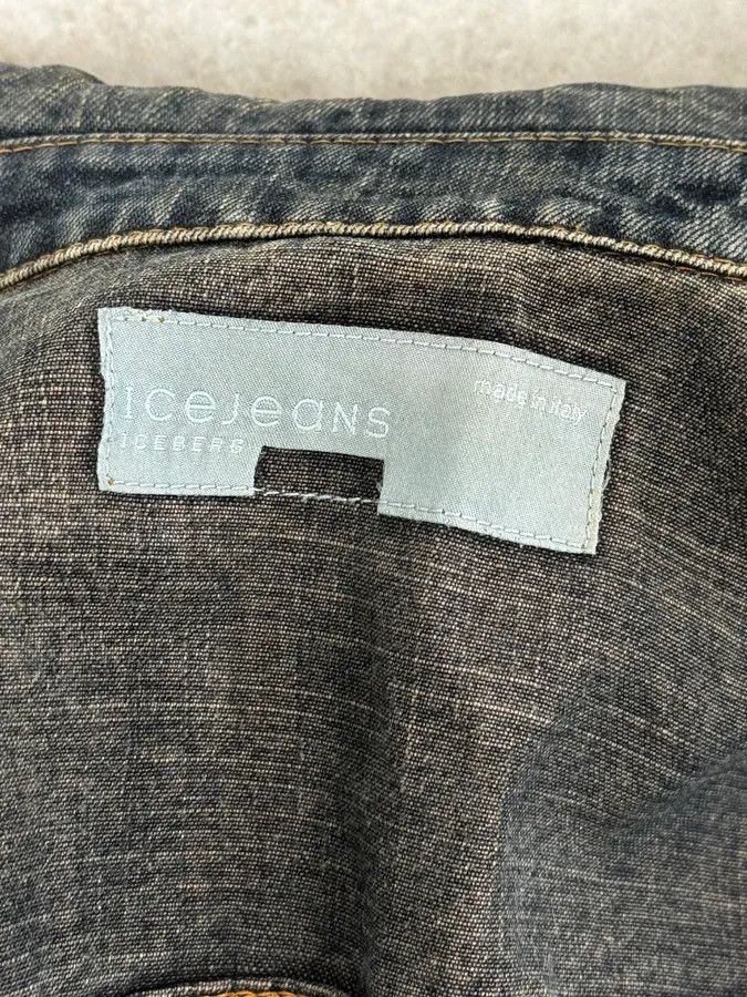 Iceberg 2000s Iceberg Studded Blue Denim Jacket Size S / US 4 / IT 40 - 9 Thumbnail