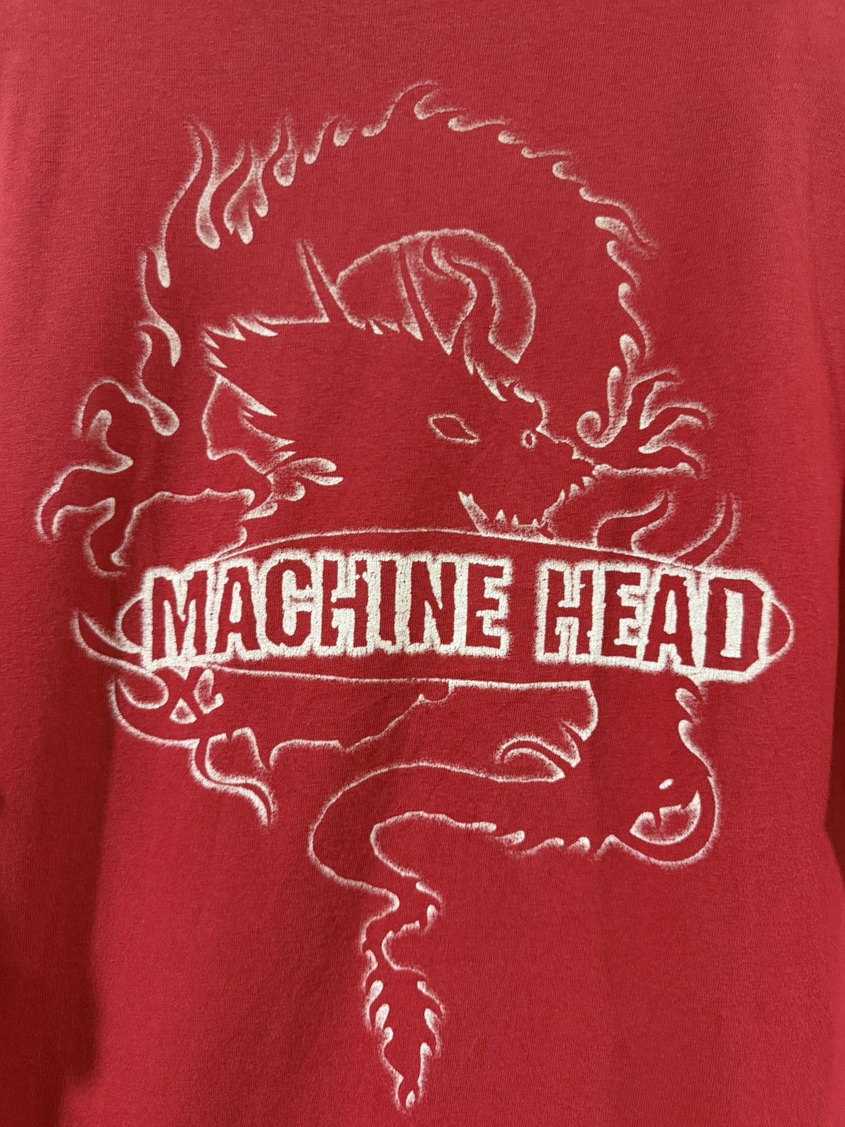 Band Tees × Vintage RARE💥Vintage 1999 Machine Head Year Of The Dragon Tshirt Size US L / EU 52-54 / 3 - 5 Thumbnail