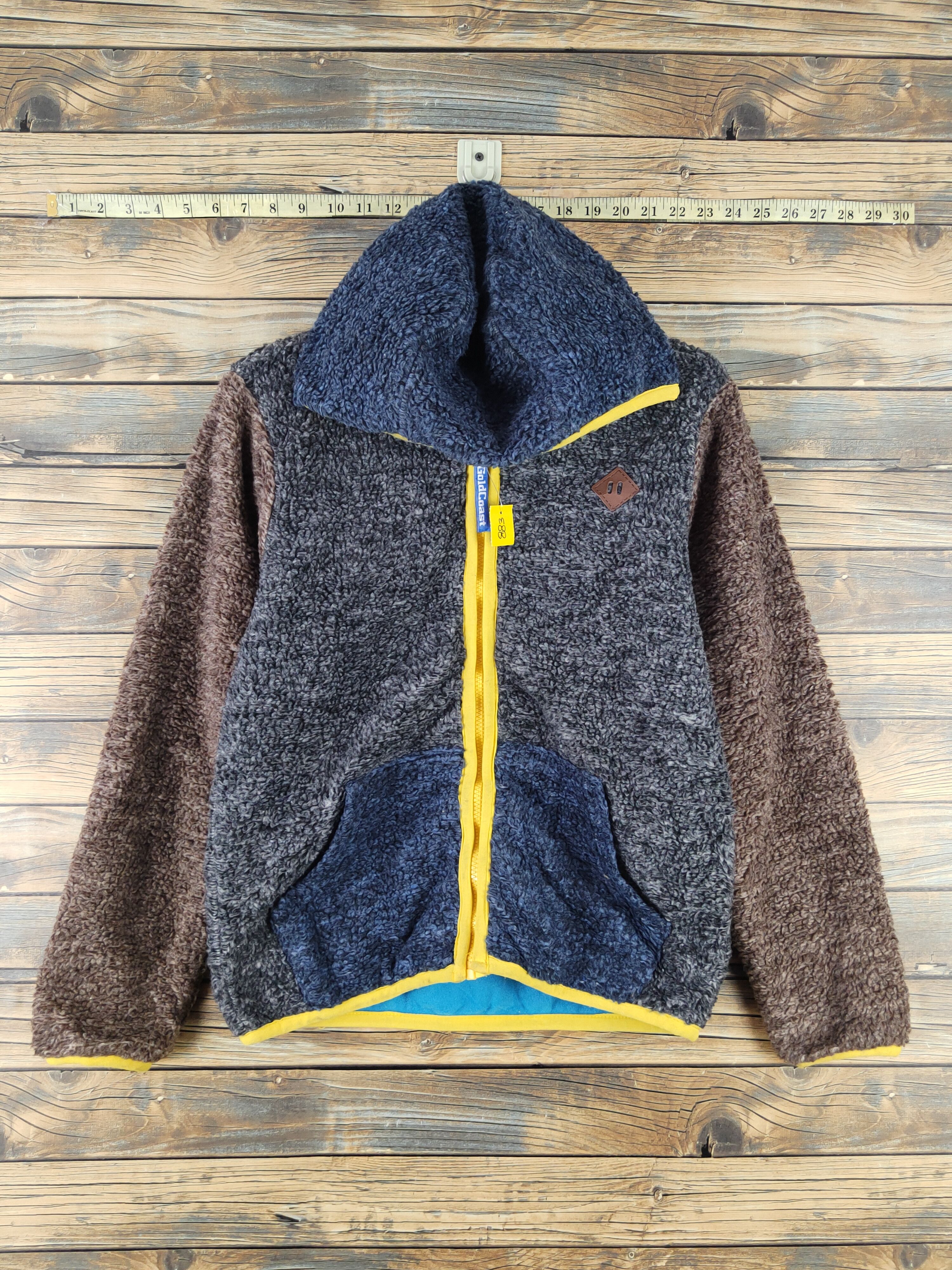 Japanese Brand × Vintage DL Gold Coast Black Brown Fur Mohair Hoodie Sweaters #883 Size US S / EU 44-46 / 1 - 1 Thumbnail