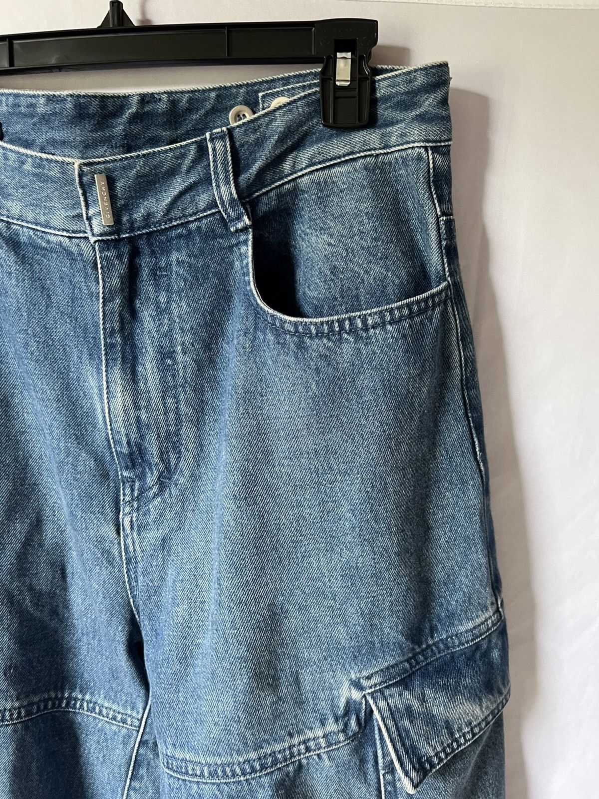 Givenchy Givenchy Denim Cargo Shorts Size US 30 / EU 46 - 6 Thumbnail