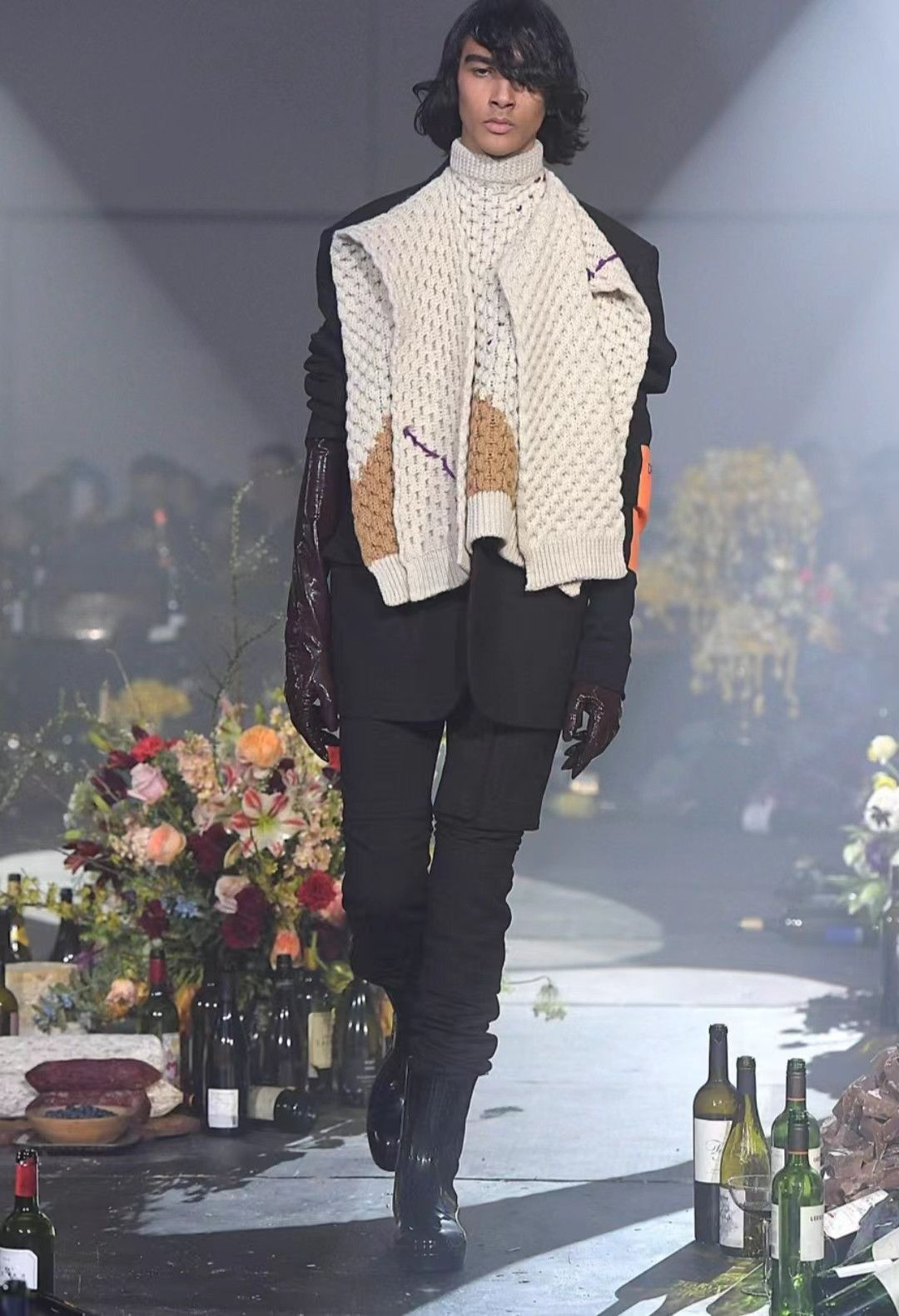 Raf Simons Raf simons 18aw knit sweater scarf-2505 Size ONE SIZE - 6 Thumbnail