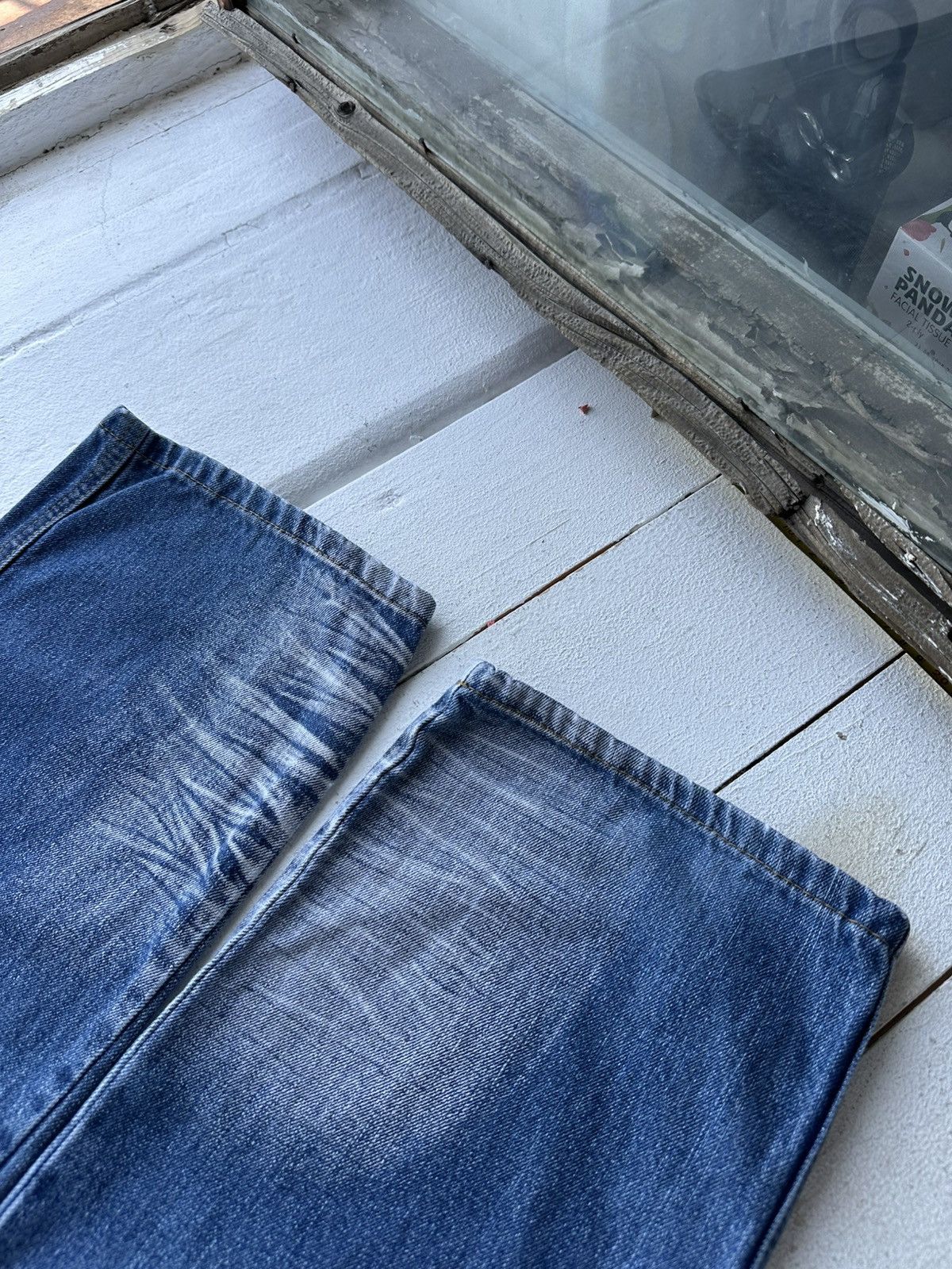 Other 🚨RARE 90s MULTIPOCKET Stone Wash Blue Denim Jeans Mens 34 Size US 38 / EU 54 - 7 Thumbnail