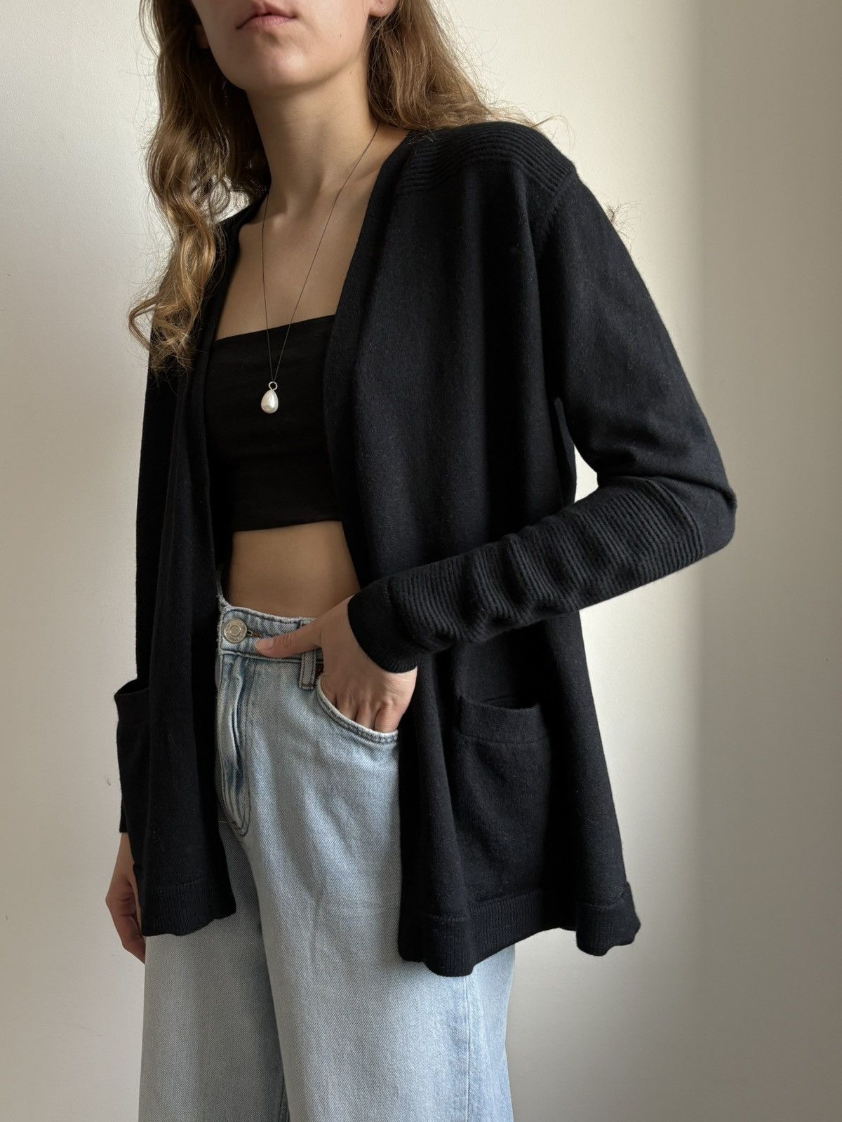 Sandro SANDRO PARIS WOMEN MERINO WOOL CARDIGAN AVANT GARDE SIZE 3 L Size L / US 10 / IT 46 - 13 Thumbnail